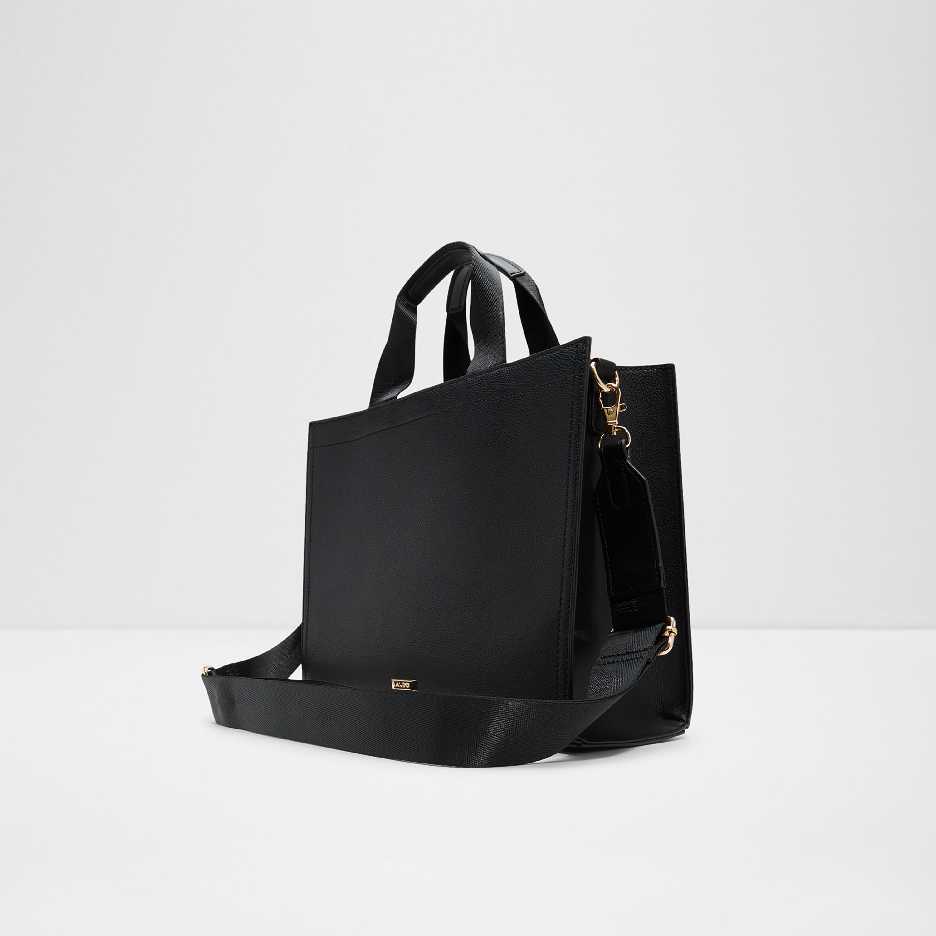 Aldo Mtl72 Plain Double Handle Tote Bag & Pouch with Open Top and Adjustable Strap-women-bagsandwallets-handbags-image-2