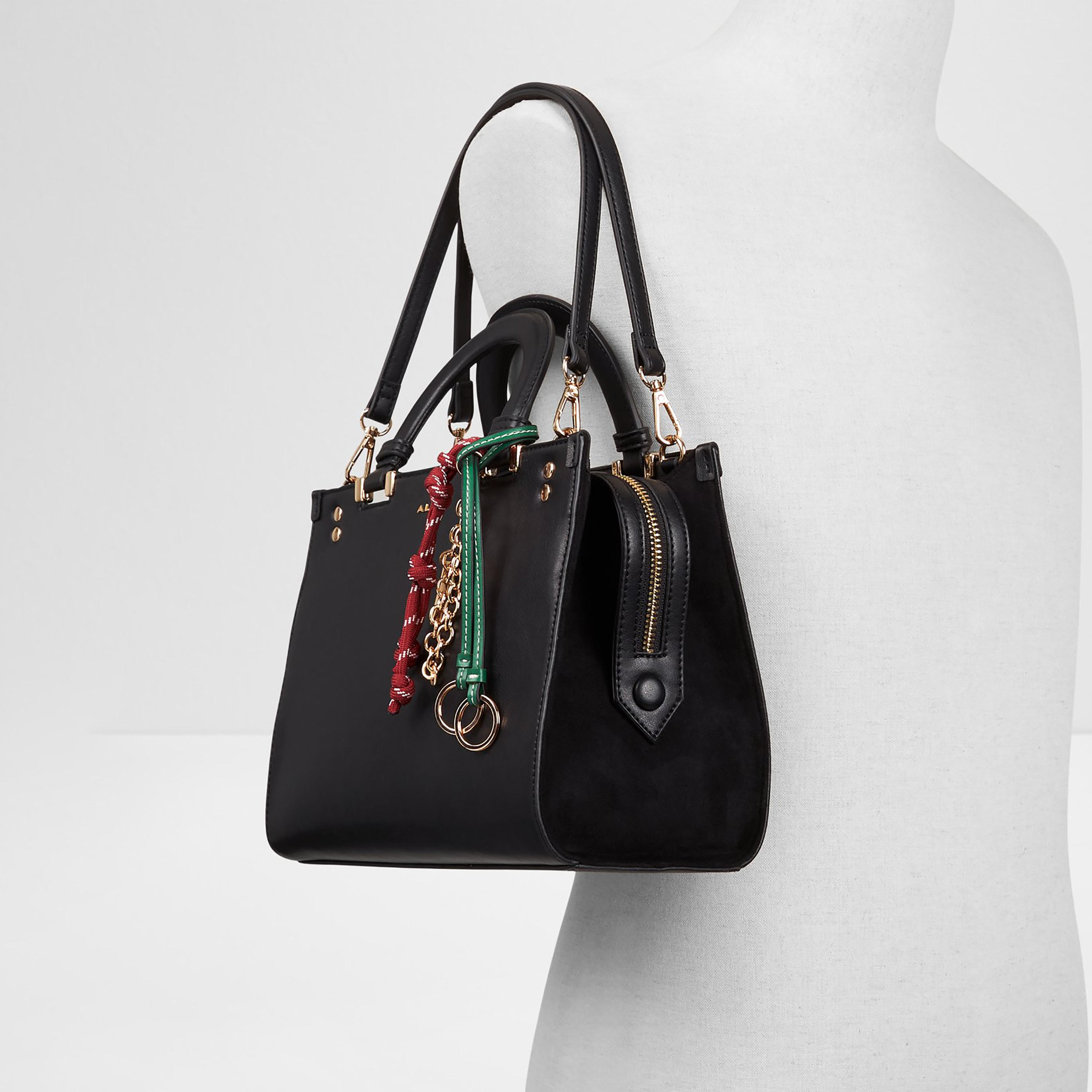 Aldo Almarisa Plain Double Handle Satchel Bag with Zip Closure & Adjustable Strap-women-bagsandwallets-handbags-image-4