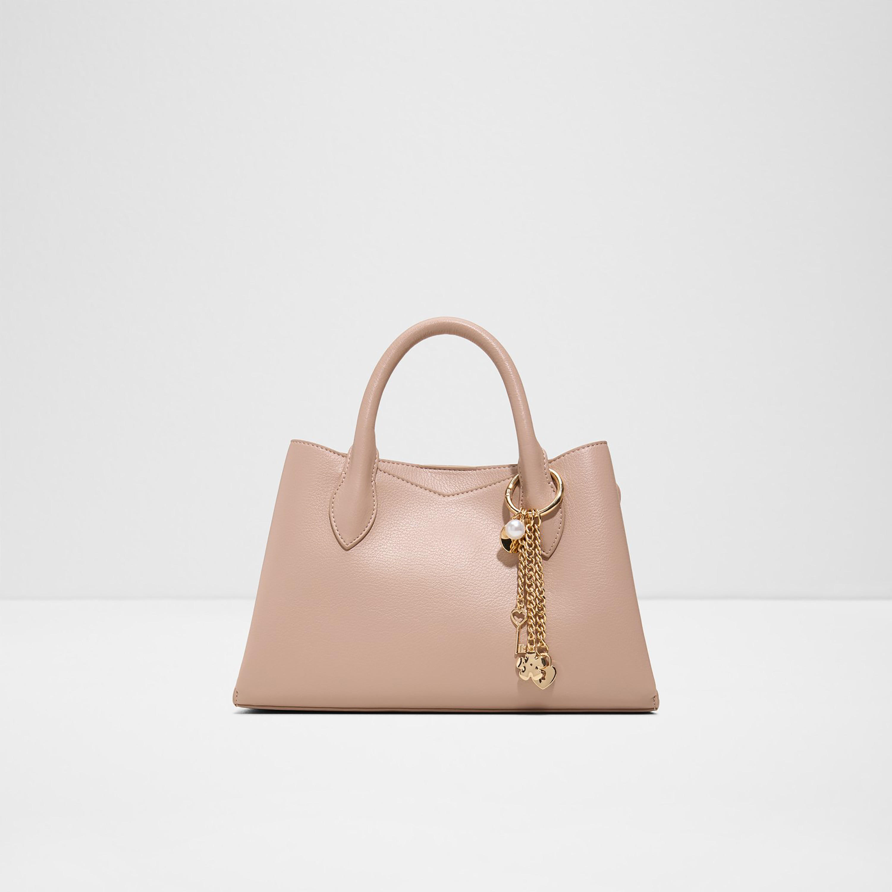 Aldo Carimma Plain Double Handle Satchel Bag with Magnetic Closure & Adjustable Strap-women-bagsandwallets-handbags-image-1