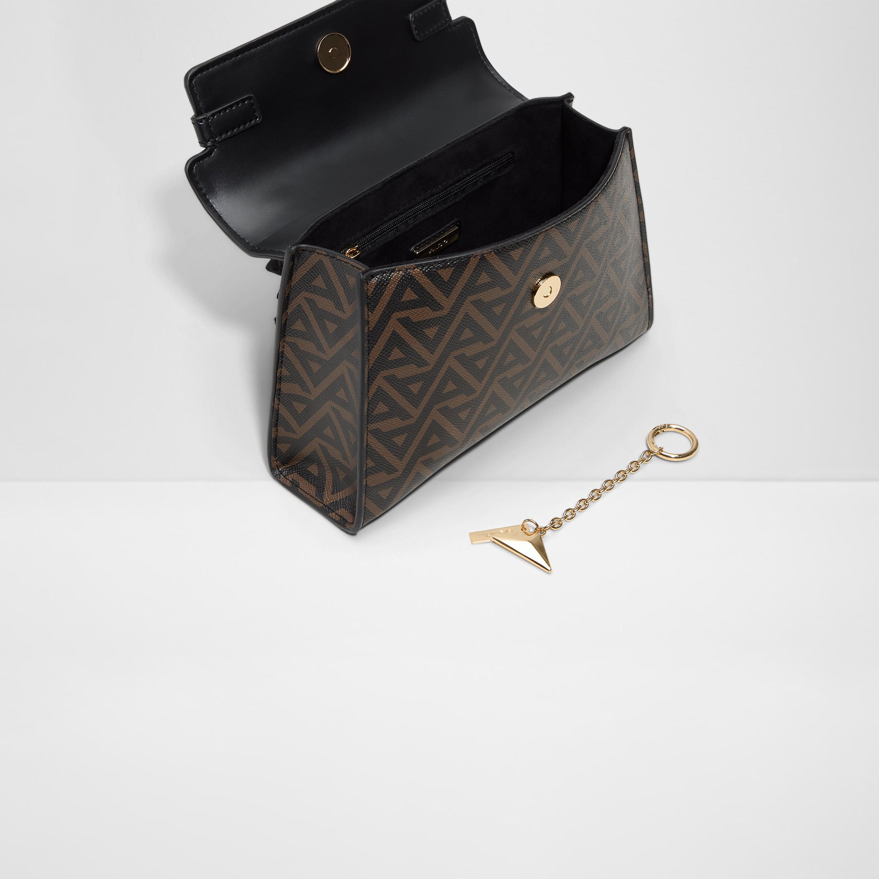 حقيبة ألدو ألولا مونوجرام صغيرة بمقبض علوي وإغلاق بغطاء وحزام قابل للتعديل-women-bagsandwallets-handbags-image-3