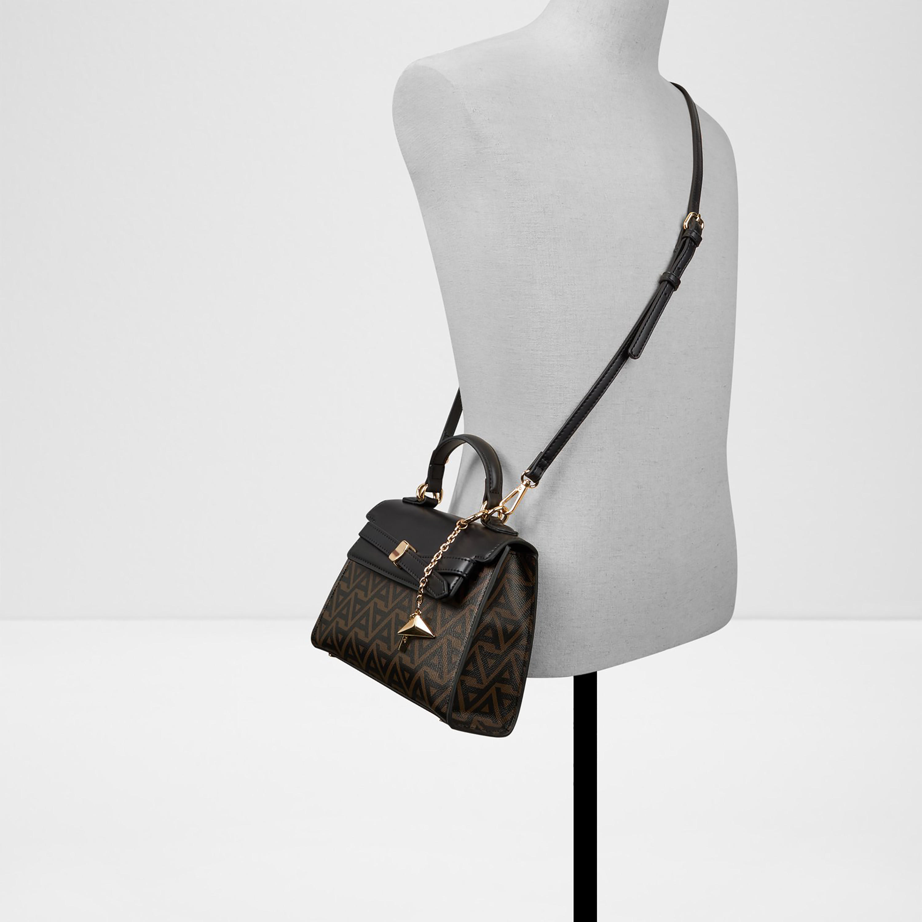 حقيبة ألدو ألولا مونوجرام صغيرة بمقبض علوي وإغلاق بغطاء وحزام قابل للتعديل-women-bagsandwallets-handbags-image-4