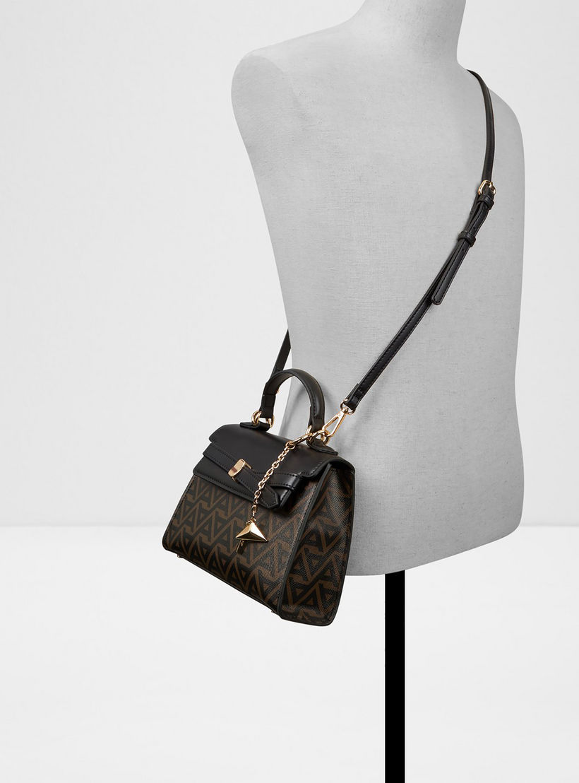 حقيبة ألدو ألولا مونوجرام صغيرة بمقبض علوي وإغلاق بغطاء وحزام قابل للتعديل-women-bagsandwallets-handbags-image-4