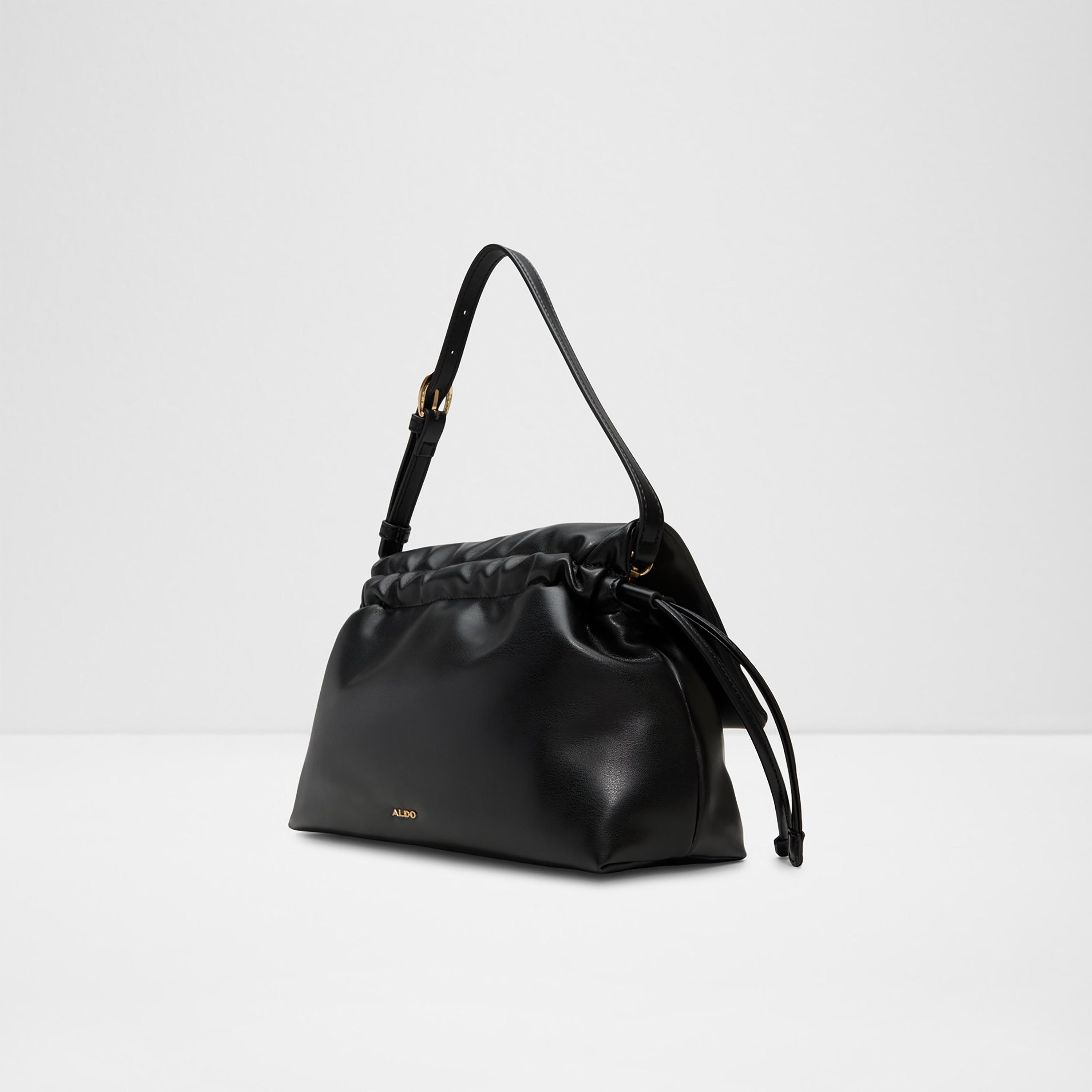 Aldo Eelinora Plain Single Handle Shoulder Bag with Flap Closure & Adjustable Strap-women-bagsandwallets-handbags-image-2