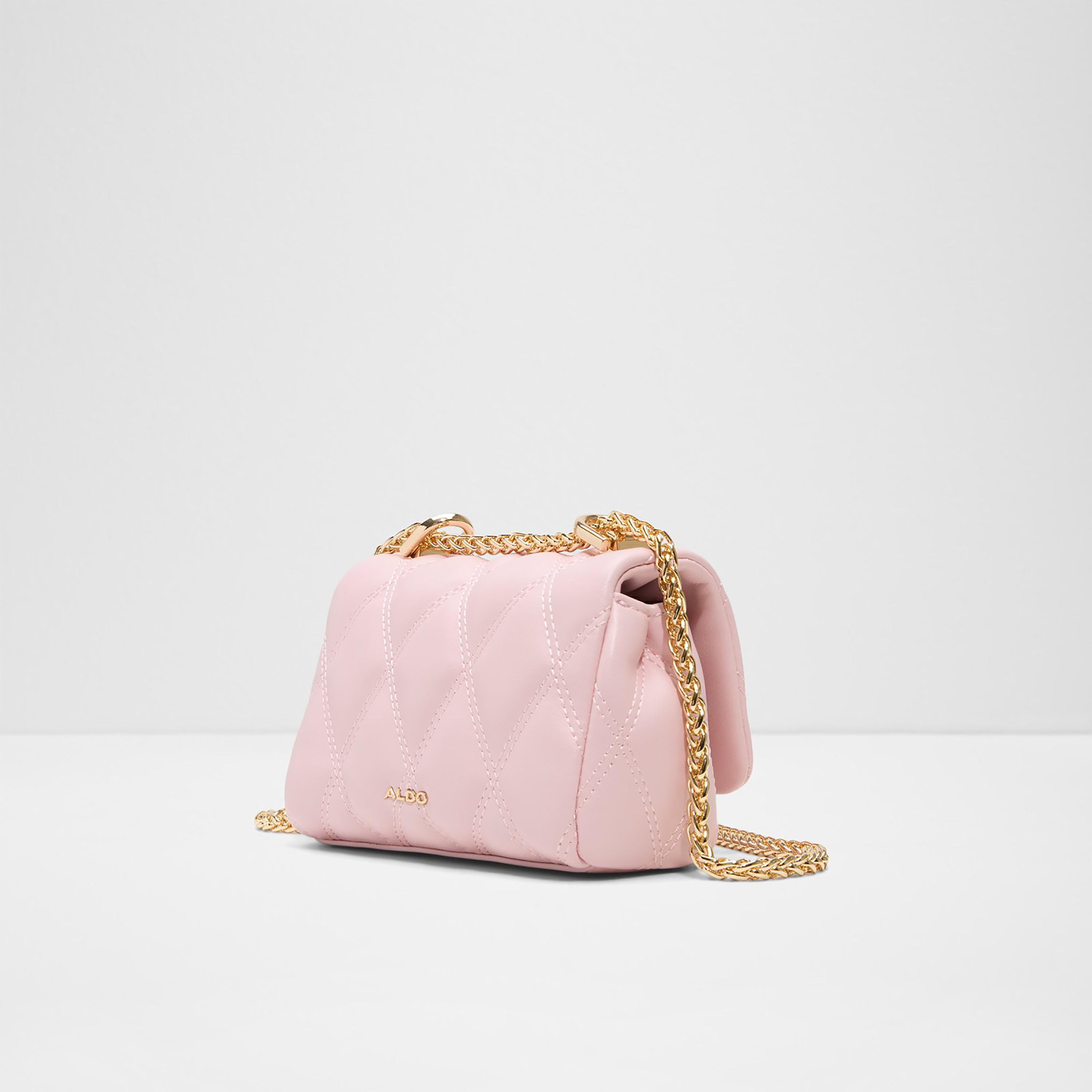 Aldo Miapink Quilted Sling Bag with Twist Lock and Non-Detachable Strap-women-bagsandwallets-handbags-image-2