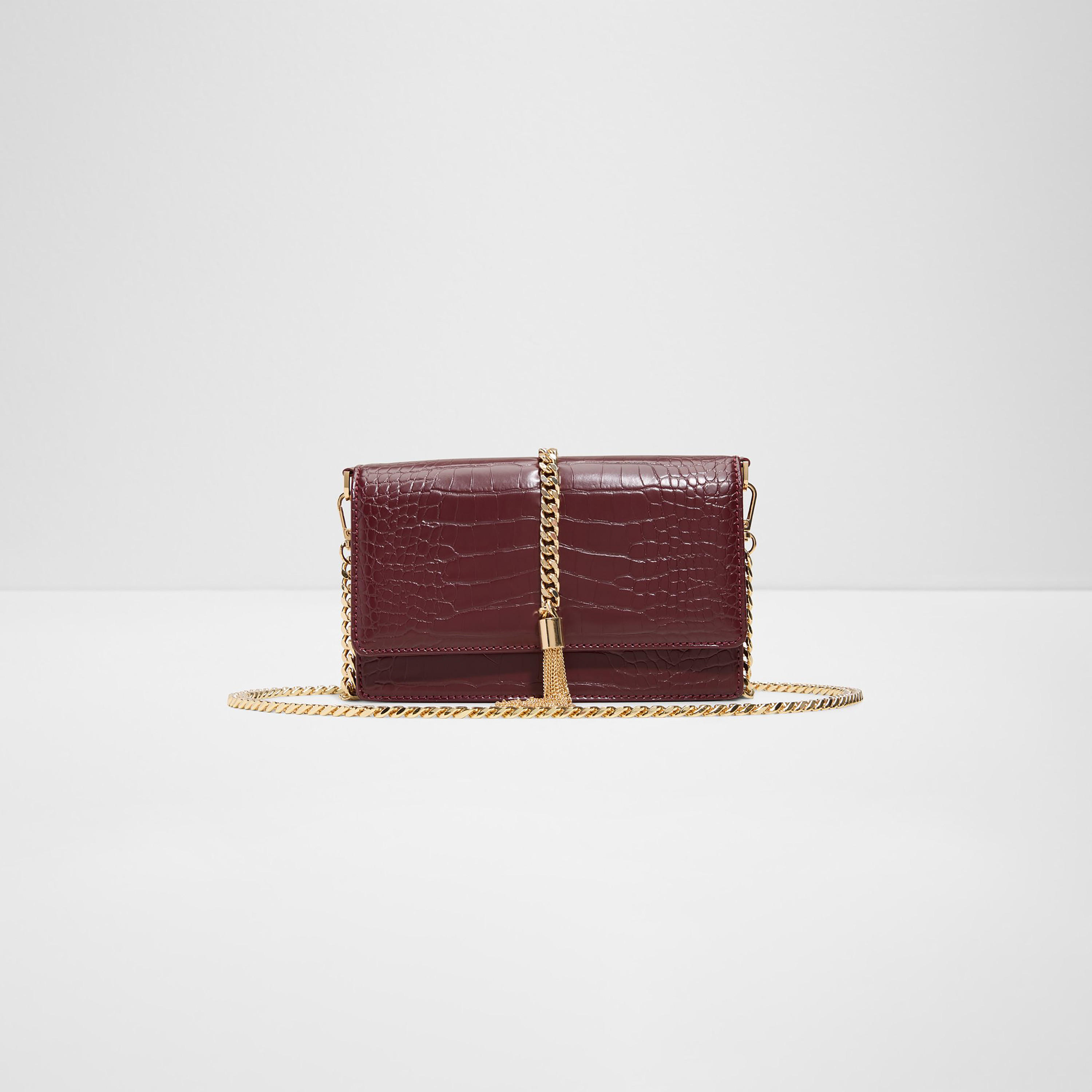 حقيبة كتف ألدو ليليثا بنقشة جلد التمساح مع غطاء قلاب وحزام غير قابل للفصل-women-bagsandwallets-handbags-image-1