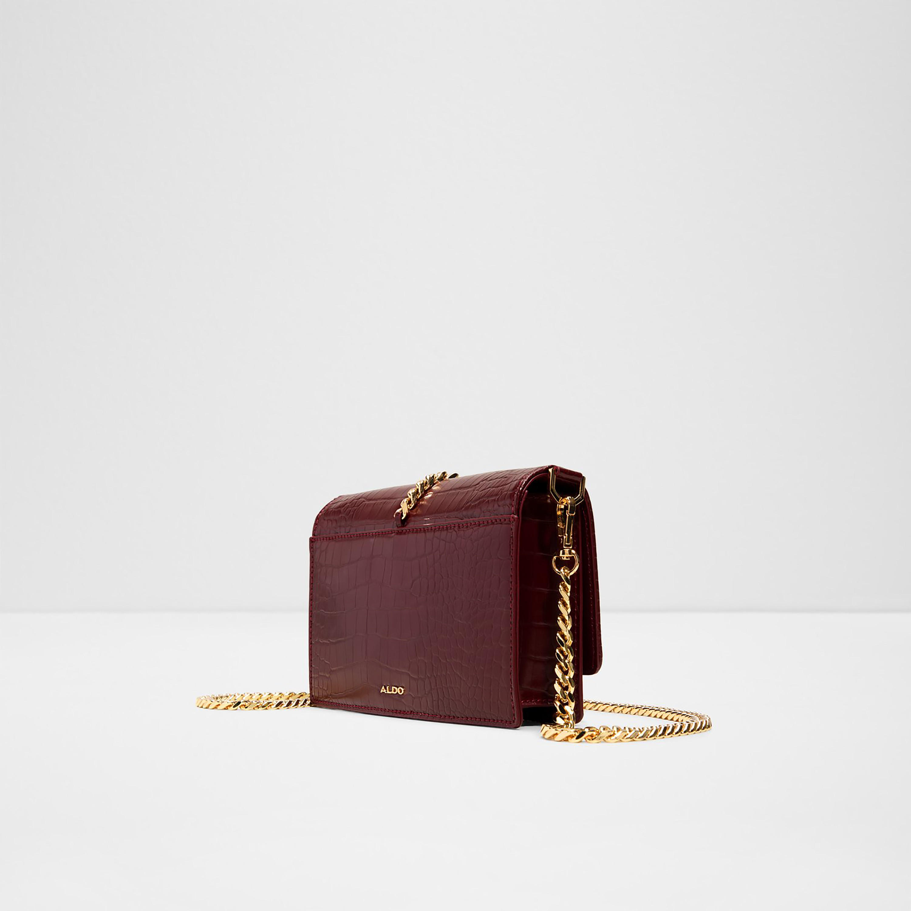 حقيبة كتف ألدو ليليثا بنقشة جلد التمساح مع غطاء قلاب وحزام غير قابل للفصل-women-bagsandwallets-handbags-image-2