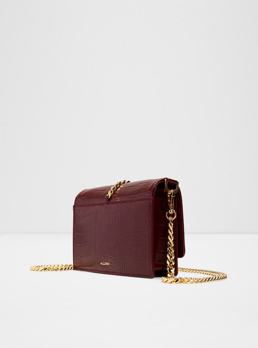 حقيبة كتف ألدو ليليثا بنقشة جلد التمساح مع غطاء قلاب وحزام غير قابل للفصل-women-bagsandwallets-handbags-image-2