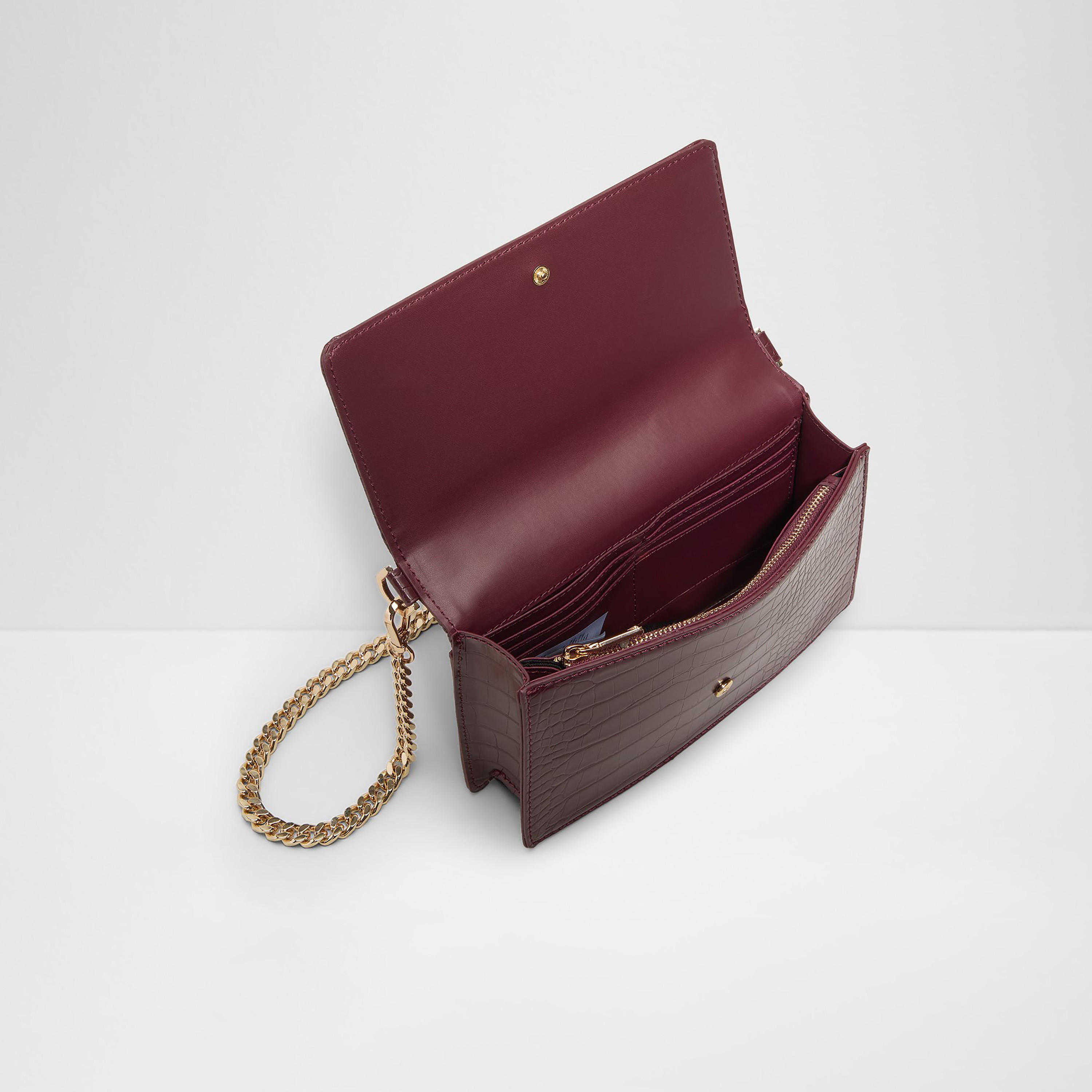 حقيبة كتف ألدو ليليثا بنقشة جلد التمساح مع غطاء قلاب وحزام غير قابل للفصل-women-bagsandwallets-handbags-image-3