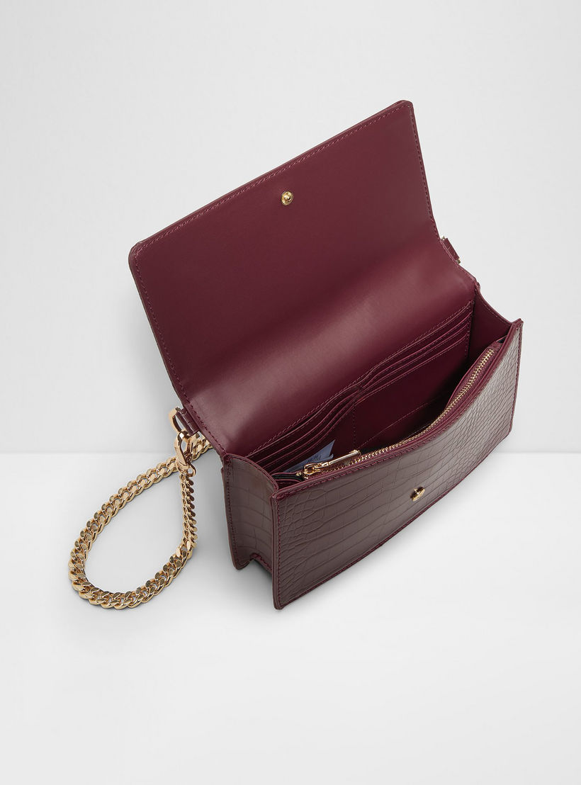 حقيبة كتف ألدو ليليثا بنقشة جلد التمساح مع غطاء قلاب وحزام غير قابل للفصل-women-bagsandwallets-handbags-image-3