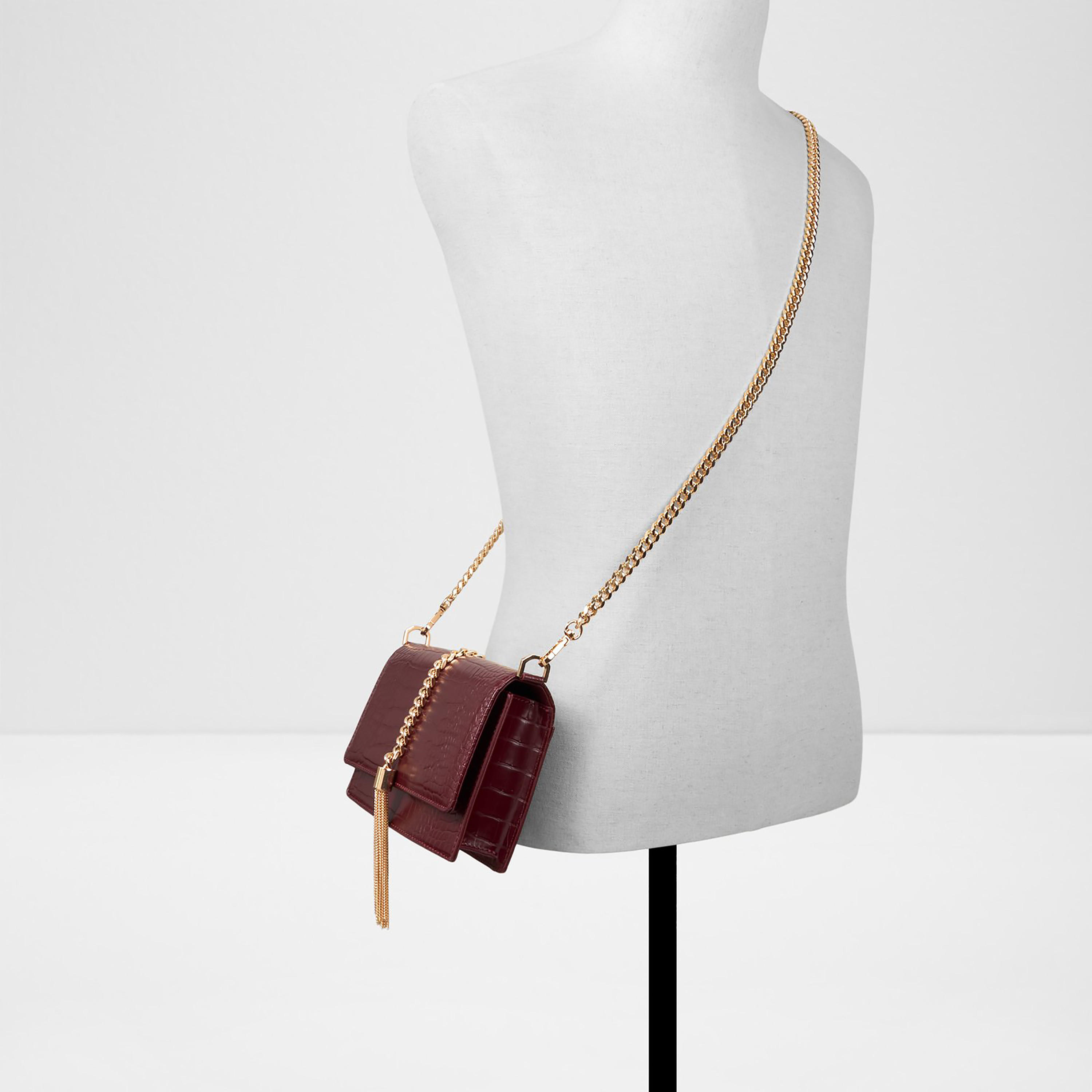 حقيبة كتف ألدو ليليثا بنقشة جلد التمساح مع غطاء قلاب وحزام غير قابل للفصل-women-bagsandwallets-handbags-image-4