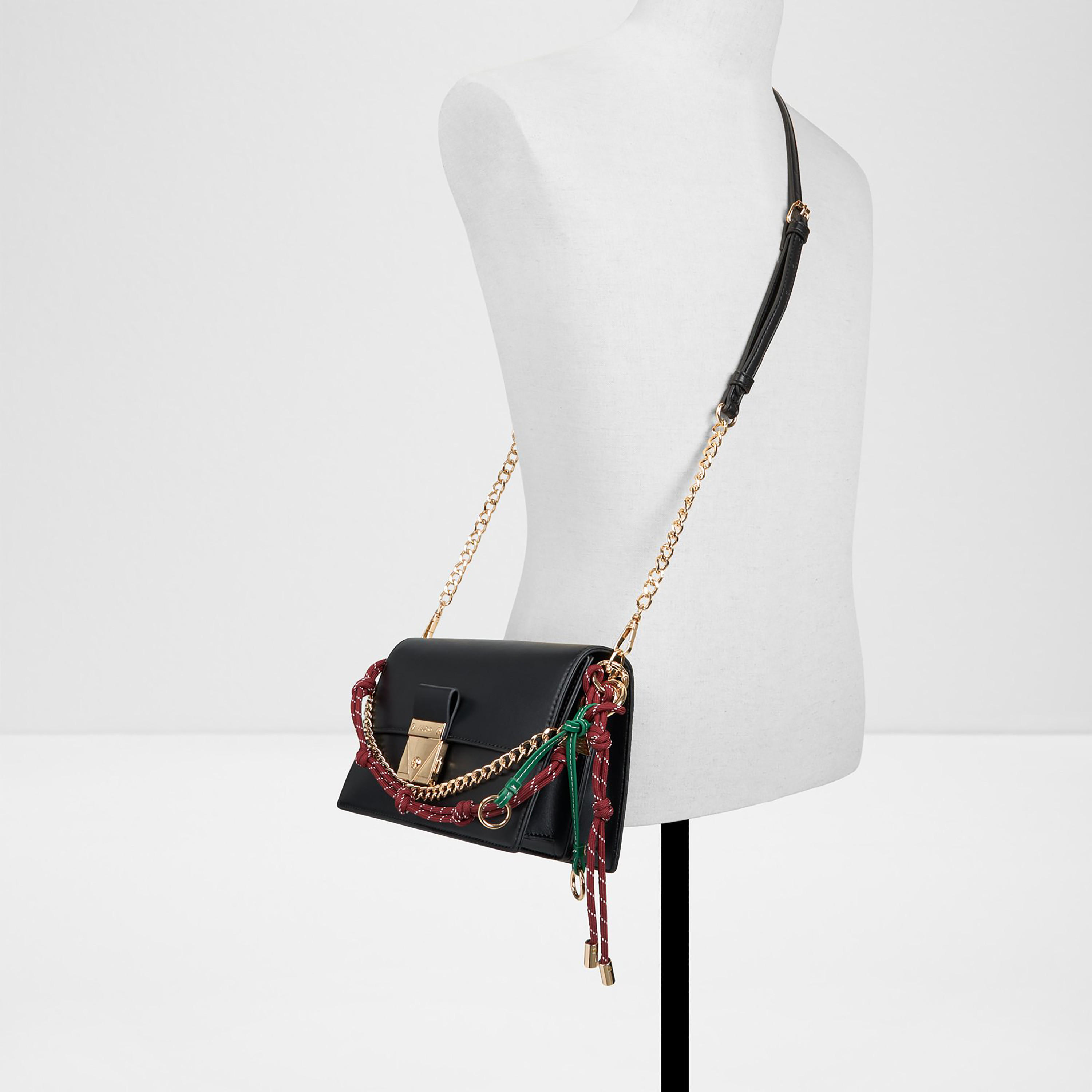 Aldo Evengelia Plain Crossbody Bag with Flap Closure and Adjustable Strap-women-bagsandwallets-handbags-image-4