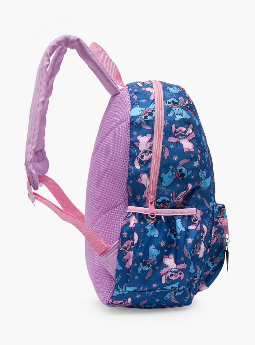 Disney Stitch and Angel Print School Backpack for Girls 5-8 Years with Padded Straps - 13 inches-school-bagsandbackpacks-backpacks-image-7