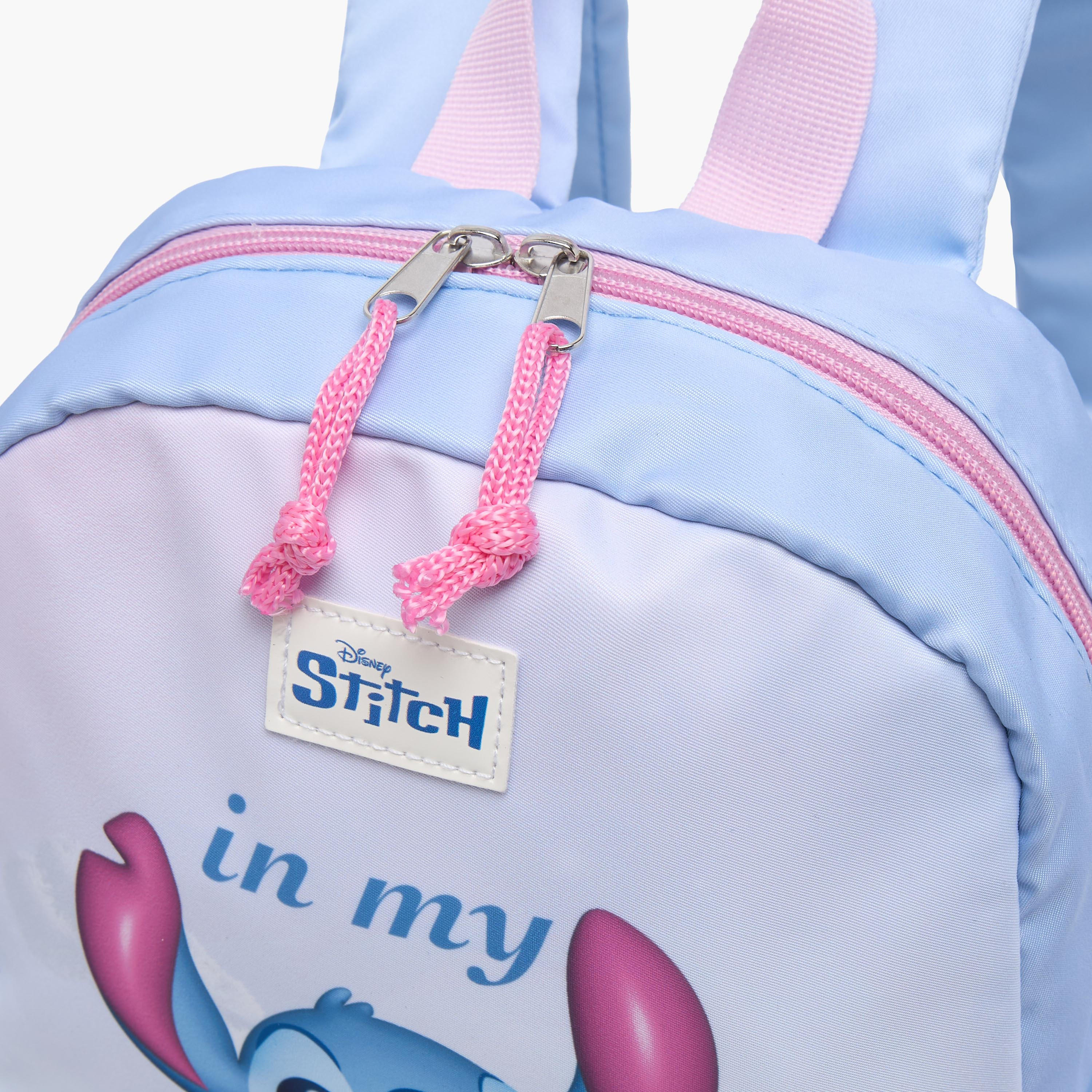 Disney Stitch Print Backpack for Girls 13 Years+ with Adjustable Shoulder Straps - 17 inches-school-bagsandbackpacks-trolleybags-image-3
