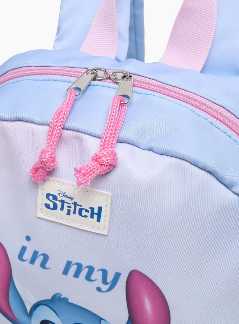 Disney Stitch Print Backpack for Girls 13 Years+ with Adjustable Shoulder Straps - 17 inches-school-bagsandbackpacks-trolleybags-image-3