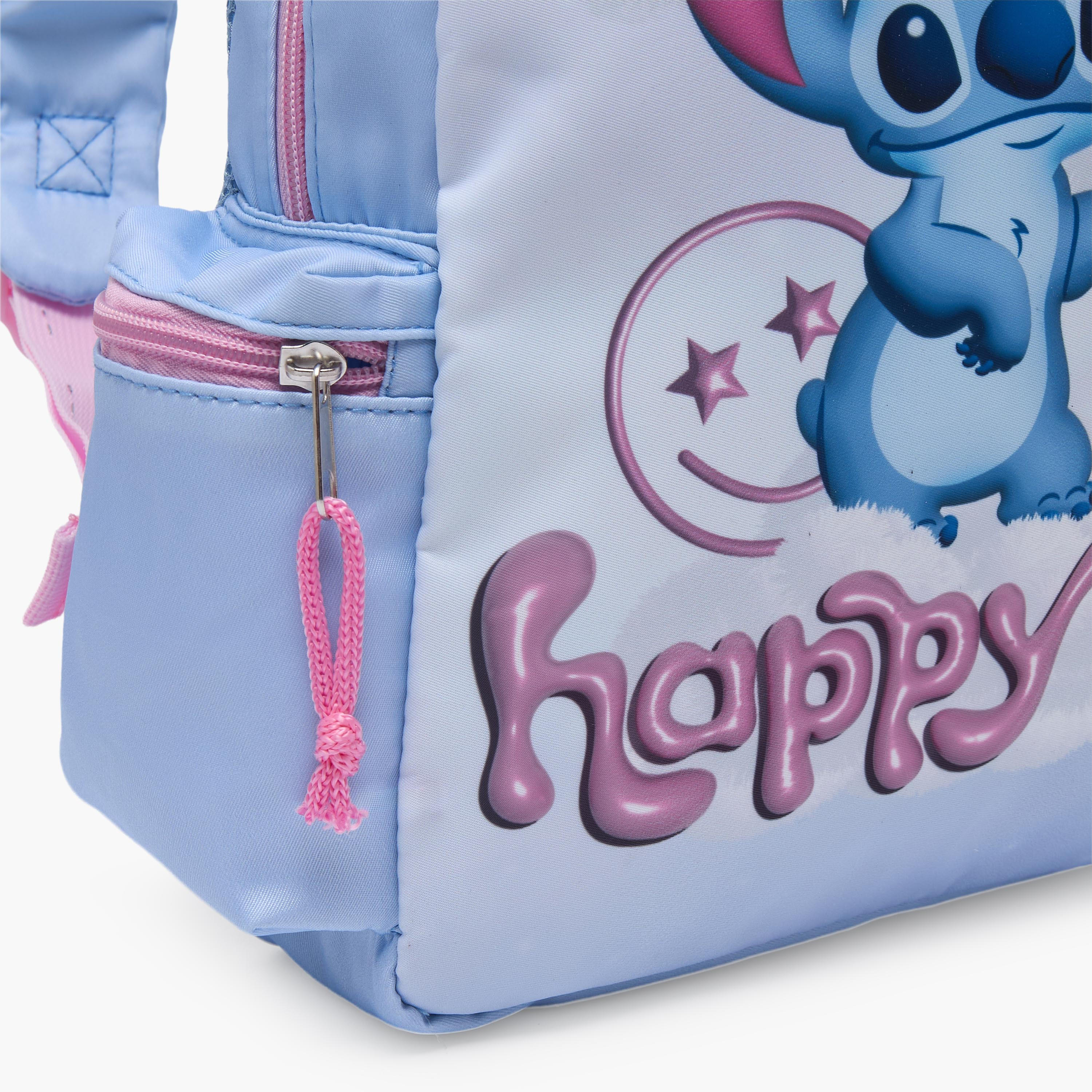 Disney Stitch Print Backpack for Girls 13 Years+ with Adjustable Shoulder Straps - 17 inches-school-bagsandbackpacks-trolleybags-image-4