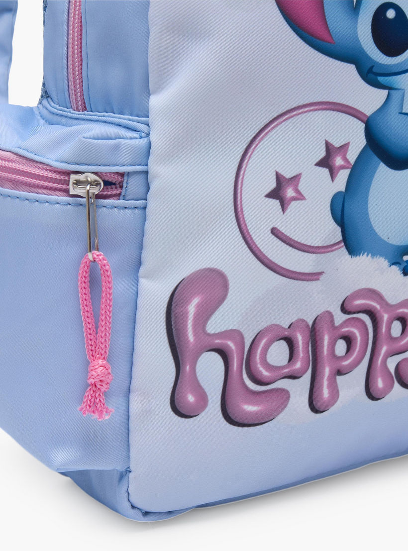Disney Stitch Print Backpack for Girls 13 Years+ with Adjustable Shoulder Straps - 17 inches-school-bagsandbackpacks-trolleybags-image-4