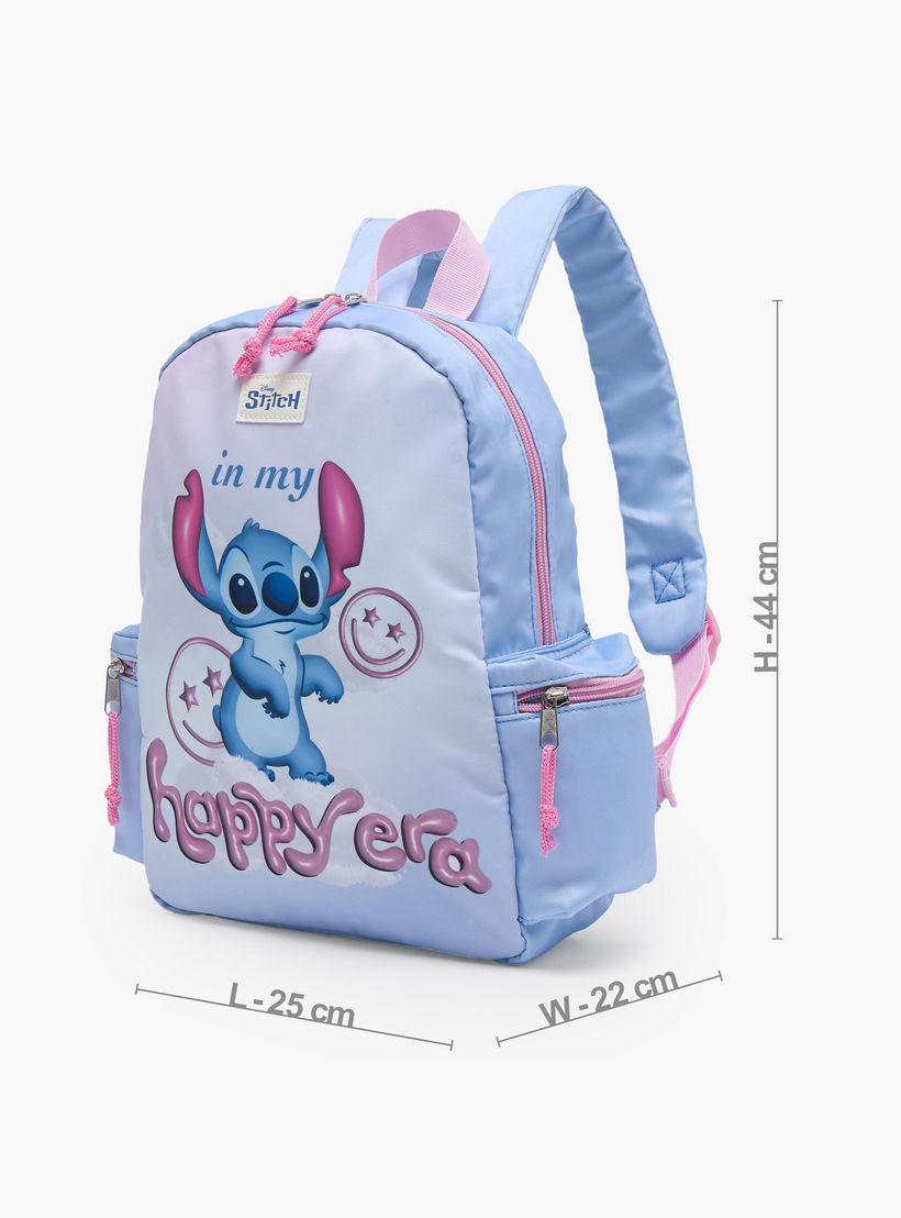 Disney Stitch Print Backpack for Girls 13 Years+ with Adjustable Shoulder Straps - 17 inches-school-bagsandbackpacks-trolleybags-image-6