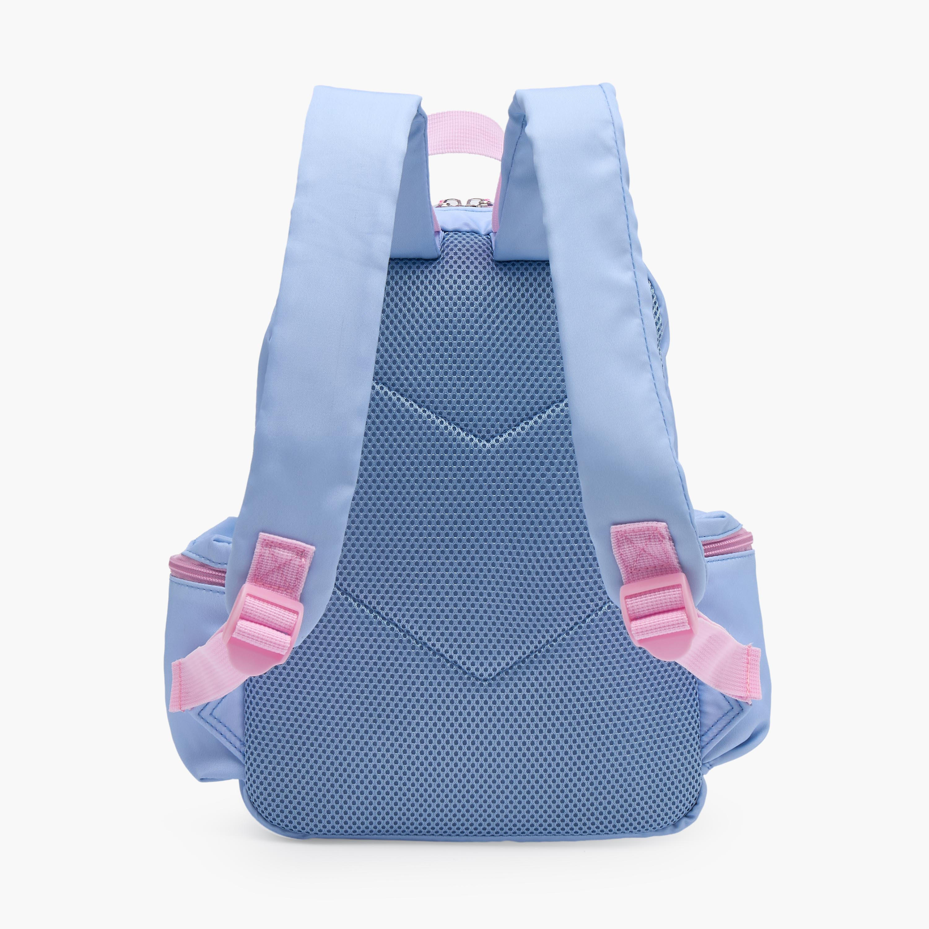 Disney Stitch Print Backpack for Girls 13 Years+ with Adjustable Shoulder Straps - 17 inches-school-bagsandbackpacks-trolleybags-image-8