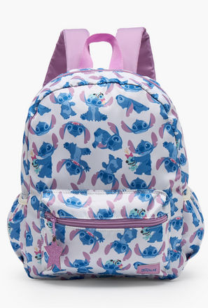 Disney Stitch Print School Backpack for Girls 13 Years+ with Adjustable Shoulder Straps - 18 inches-school-image-1