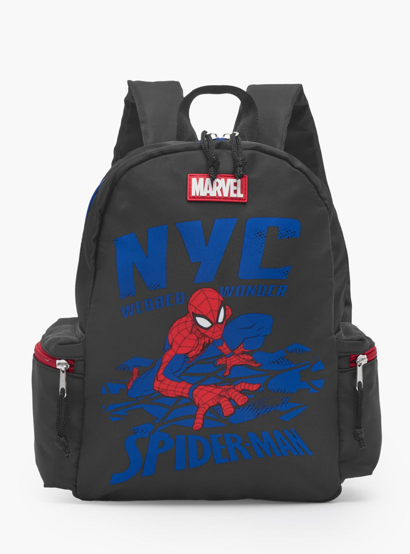 Marvel Spider-Man Print School Backpack for Boys 8-13 Years with Adjustable Straps - 24 inches-boys-accessories-bagsandbackpacks-image-1