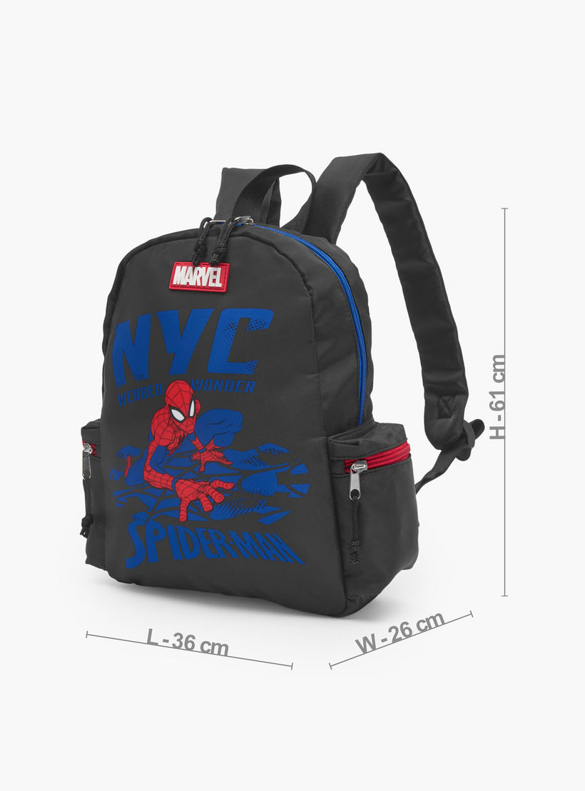 Marvel Spider-Man Print School Backpack for Boys 8-13 Years with Adjustable Straps - 24 inches-boys-accessories-bagsandbackpacks-image-6