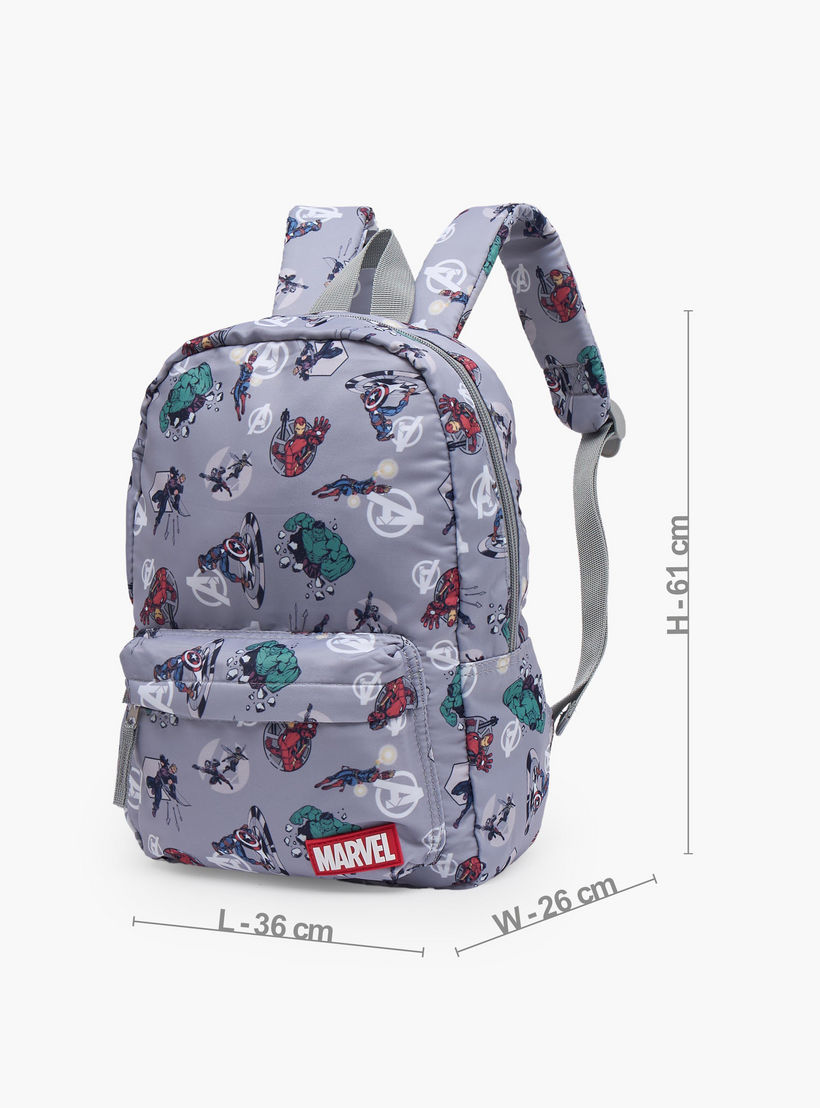 Marvel Avengers Print School Backpack for Boys 13 Years+ with Adjustable Shoulder Straps - 24 inches-boys-accessories-bagsandbackpacks-image-6