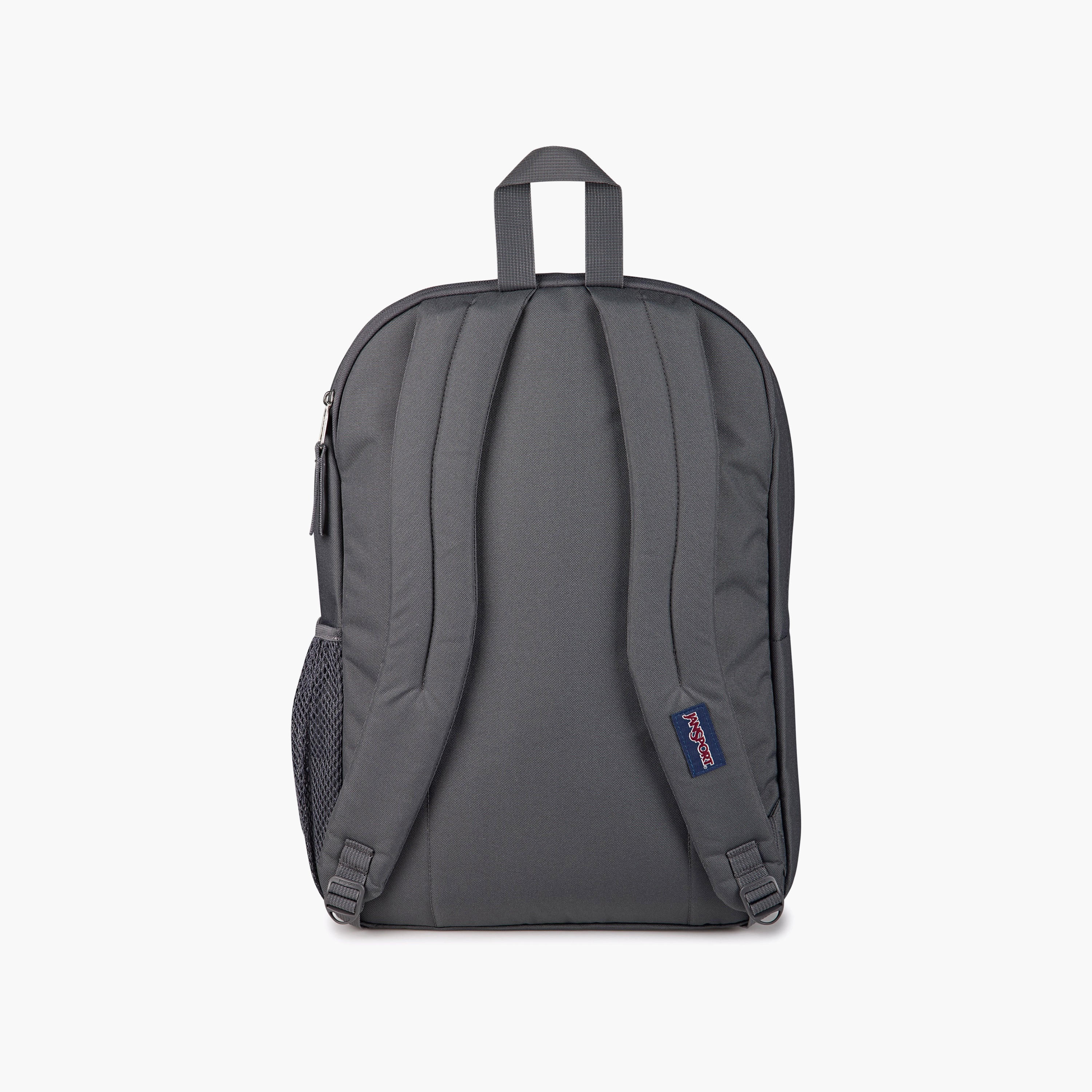 Backpack-Big Student-2 Cmprt-34 Ltr- (214|Woven Polyester) Smokey Grit \ 19X32.5X43.5-school-bagsandbackpacks-backpacks-image-2