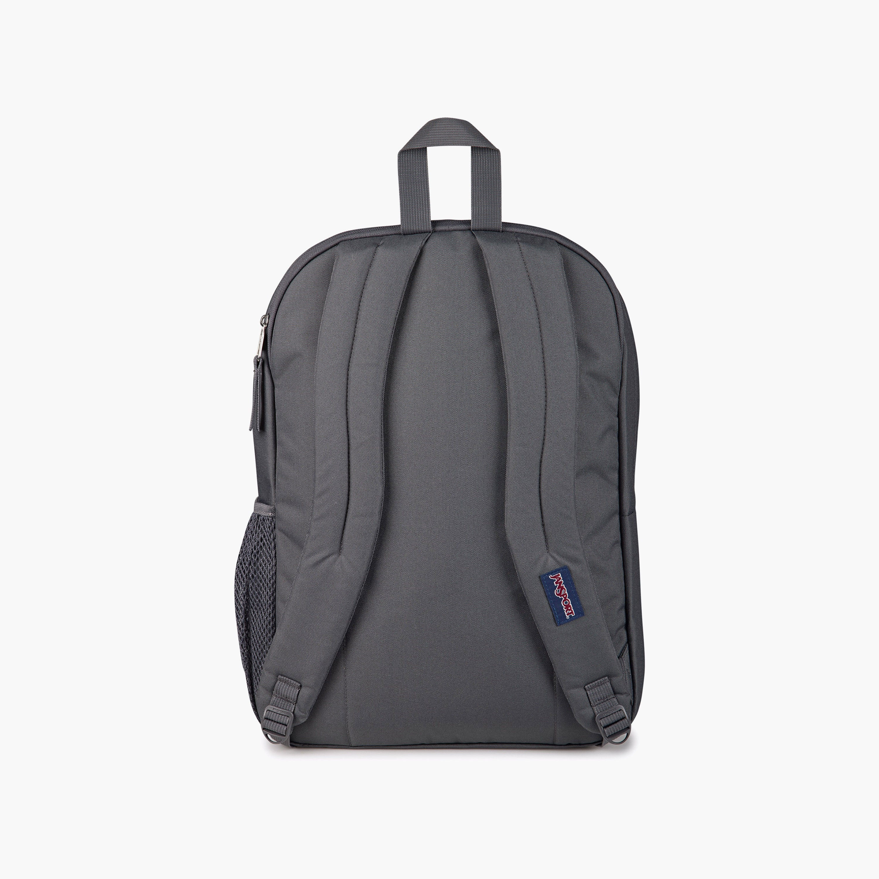 Backpack-Big Student-2 Cmprt-34 Ltr- (214|Woven Polyester) Smokey Grit \ 19X32.5X43.5-school-bagsandbackpacks-backpacks-image-2
