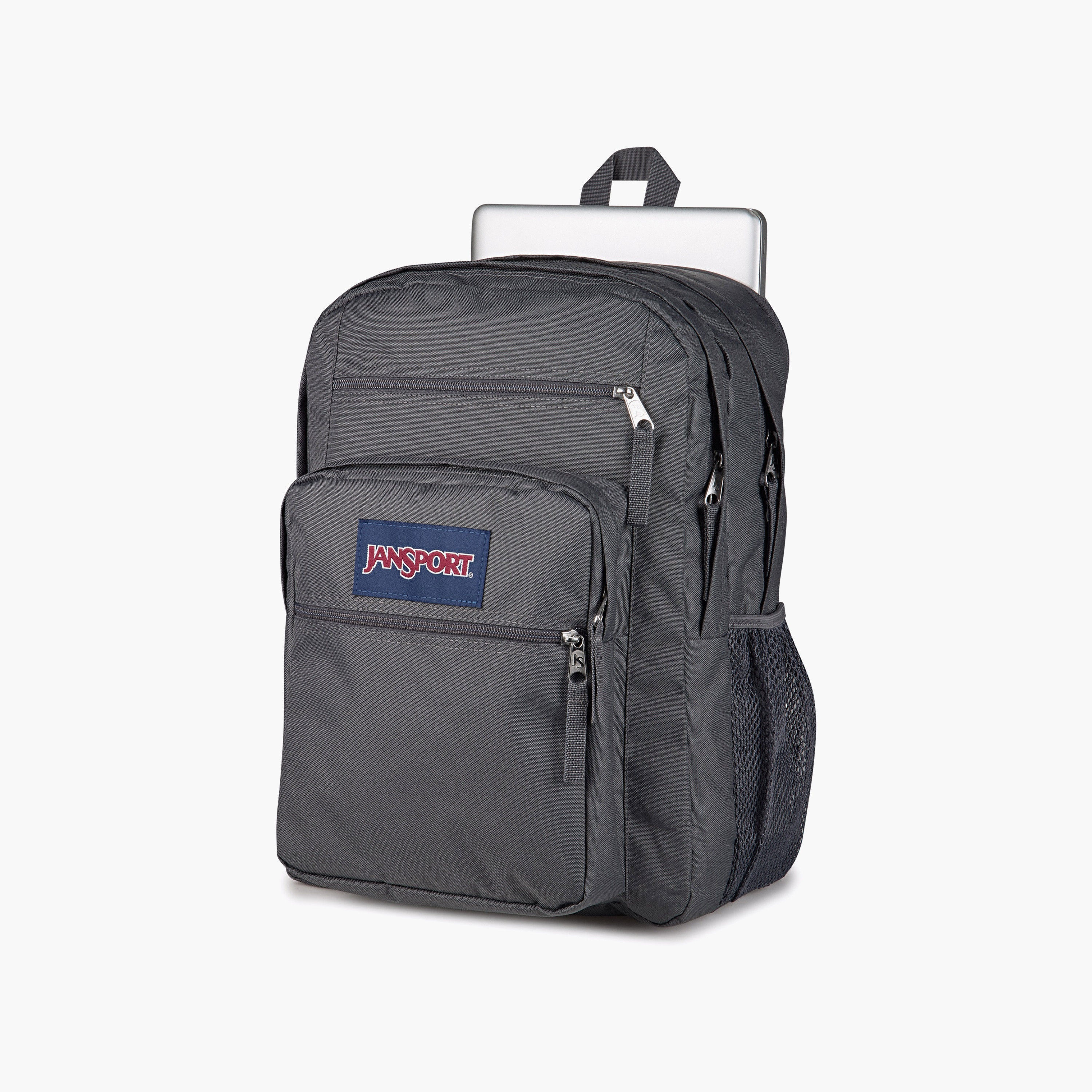 Backpack-Big Student-2 Cmprt-34 Ltr- (214|Woven Polyester) Smokey Grit \ 19X32.5X43.5-school-bagsandbackpacks-backpacks-image-6