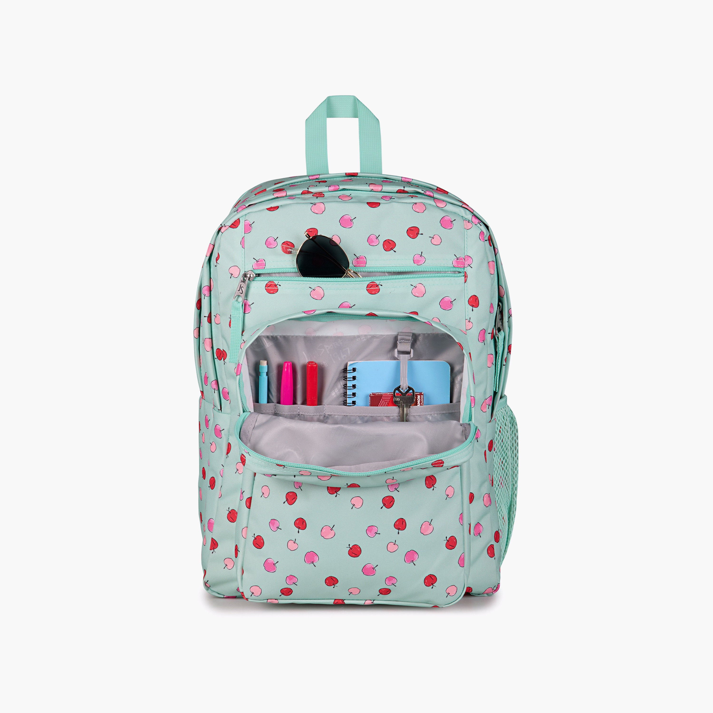 Backpack-Big Student-2 Cmprt-34 Ltr- (214|Woven Polyester) Apple Orchard Magic Mint \ 19X32.5X43.5-school-bagsandbackpacks-backpacks-image-4