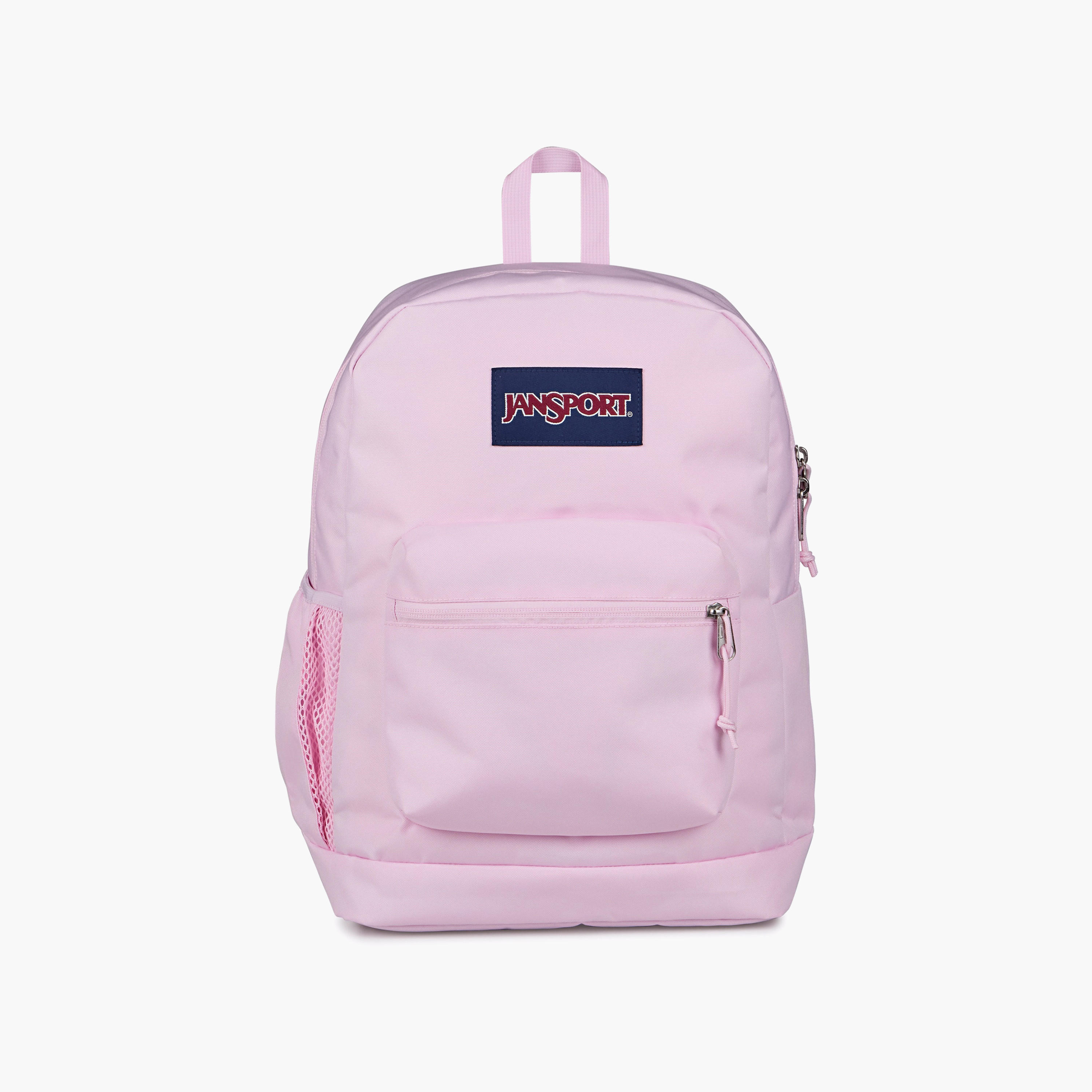 Backpack-Cross Town Plus-1 Cmprt-26 Ltr- (214|Woven Polyester) Pink Ice \ 14.5X32X42-school-bagsandbackpacks-backpacks-image-1