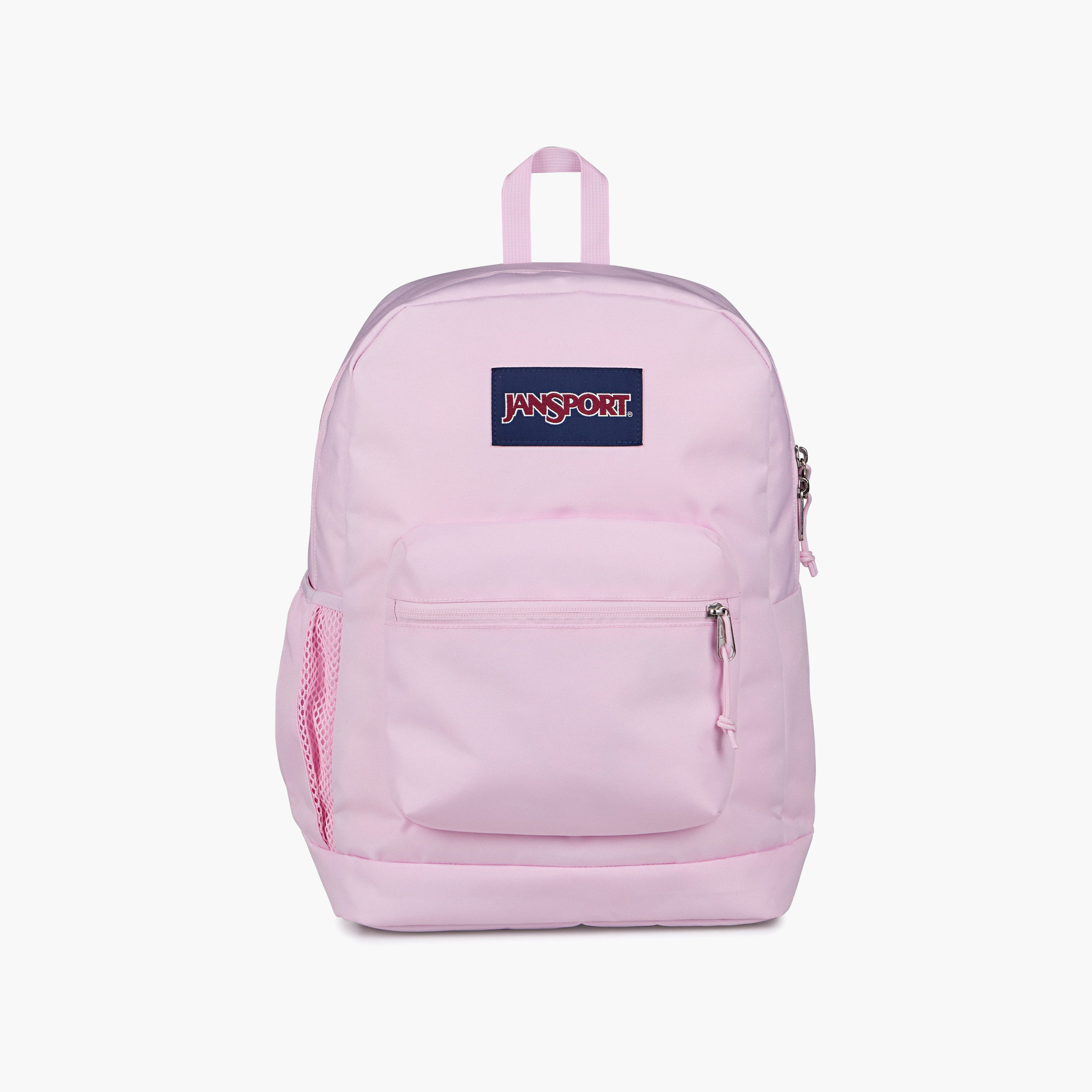 Backpack-Cross Town Plus-1 Cmprt-26 Ltr- (214|Woven Polyester) Pink Ice \ 14.5X32X42-school-bagsandbackpacks-backpacks-image-1