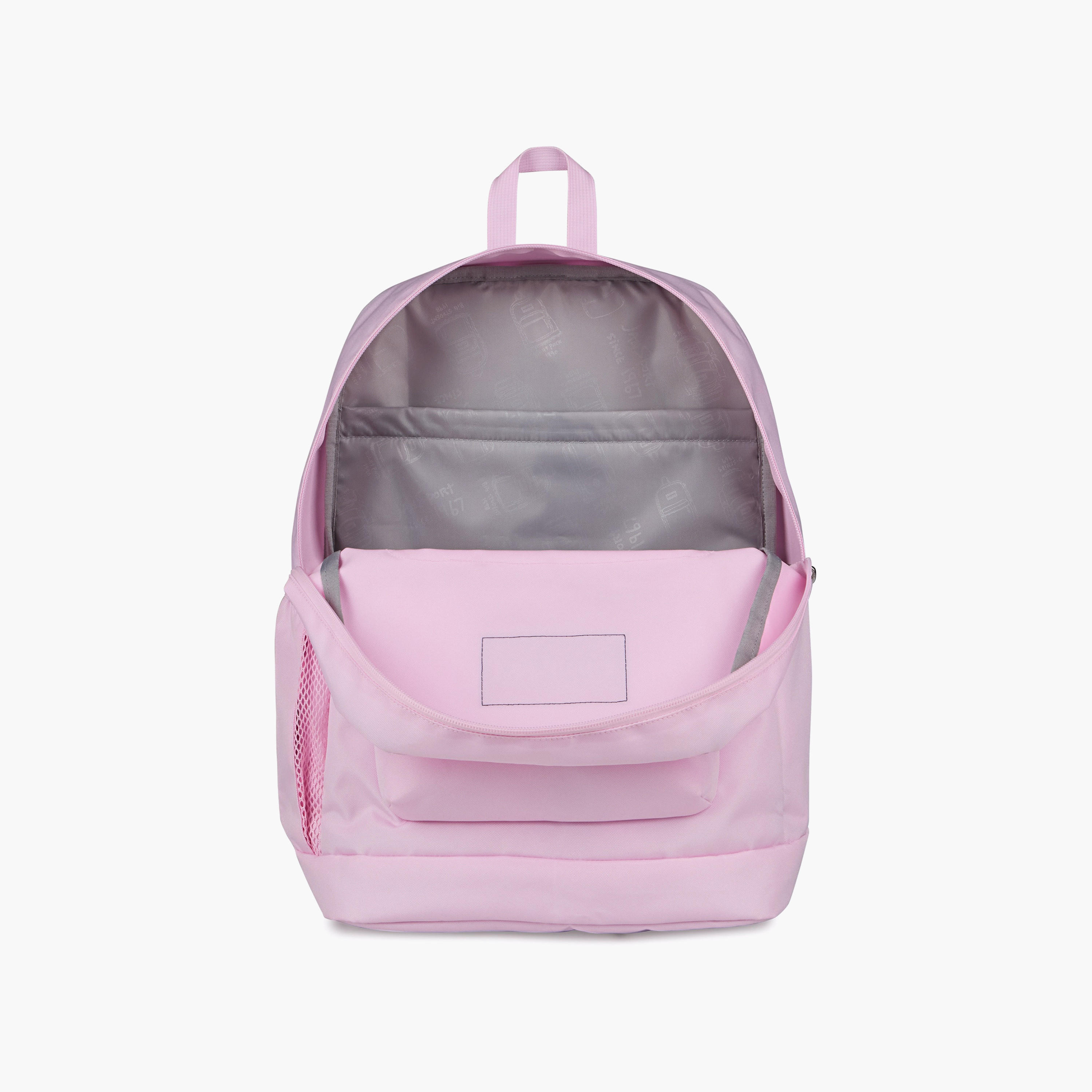 Backpack-Cross Town Plus-1 Cmprt-26 Ltr- (214|Woven Polyester) Pink Ice \ 14.5X32X42-school-bagsandbackpacks-backpacks-image-2
