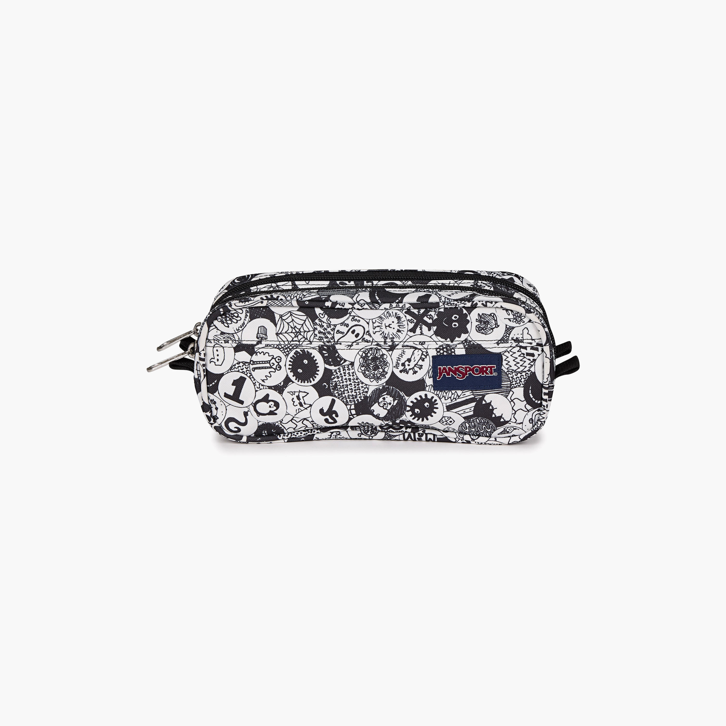 Jansport-Pouch-Large Accessory Pouch-2 Cmprt-school-stationery-pencilcases-image-1