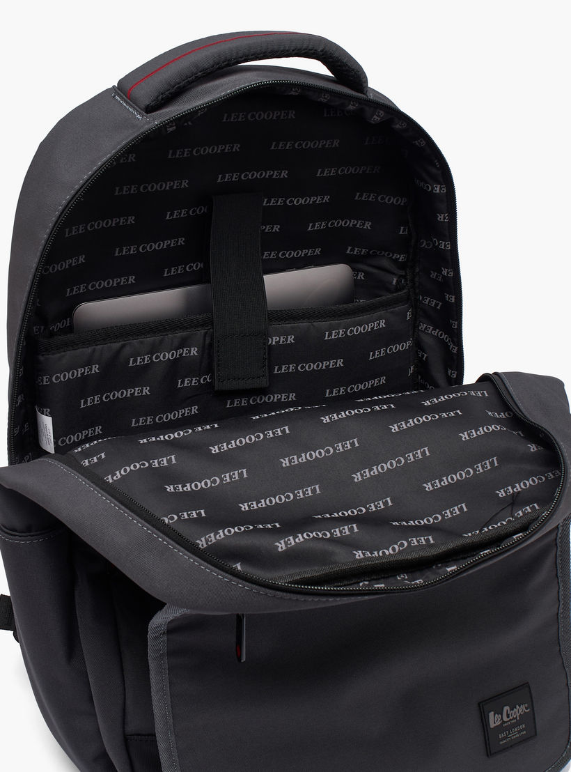 Lee Cooper Solid Backpack for Kids 13+ Years with Padded Laptop Sleeve-boys-accessories-bagsandbackpacks-image-5