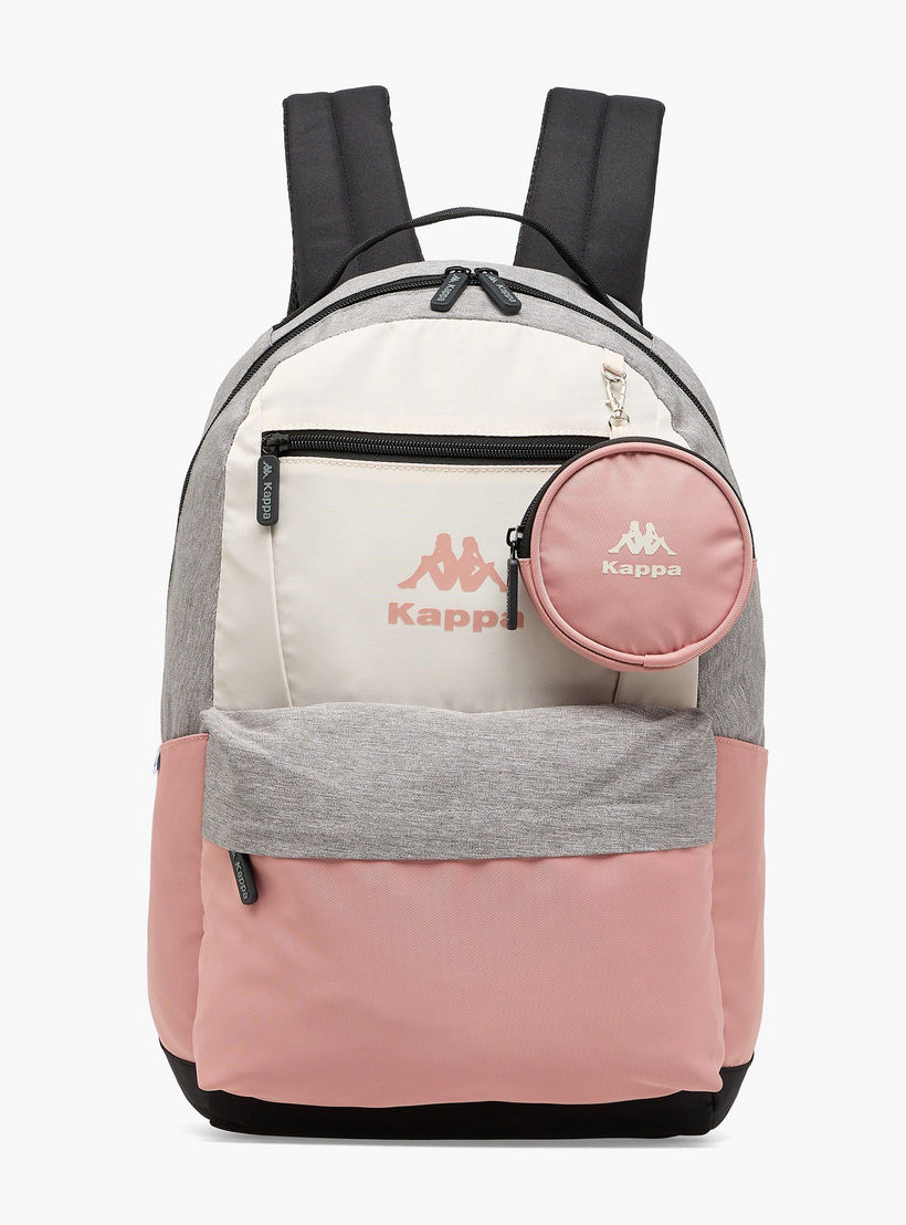 Kappa Colourblock School Backpack for Kids 13 Years+ with Detachable Pouch-boys-accessories-bagsandbackpacks-image-1