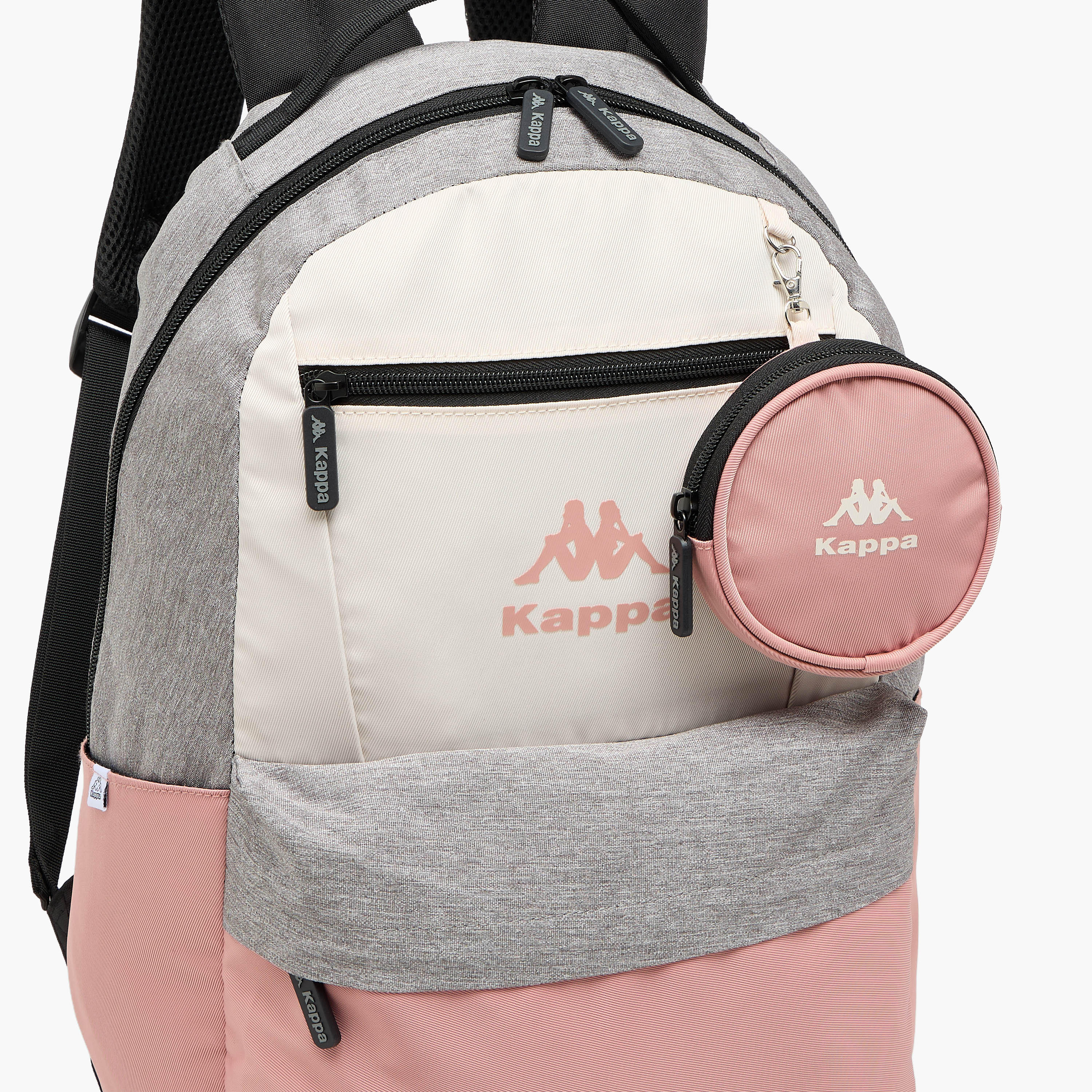 Kappa Colourblock School Backpack for Kids 13 Years+ with Detachable Pouch-boys-accessories-bagsandbackpacks-image-3