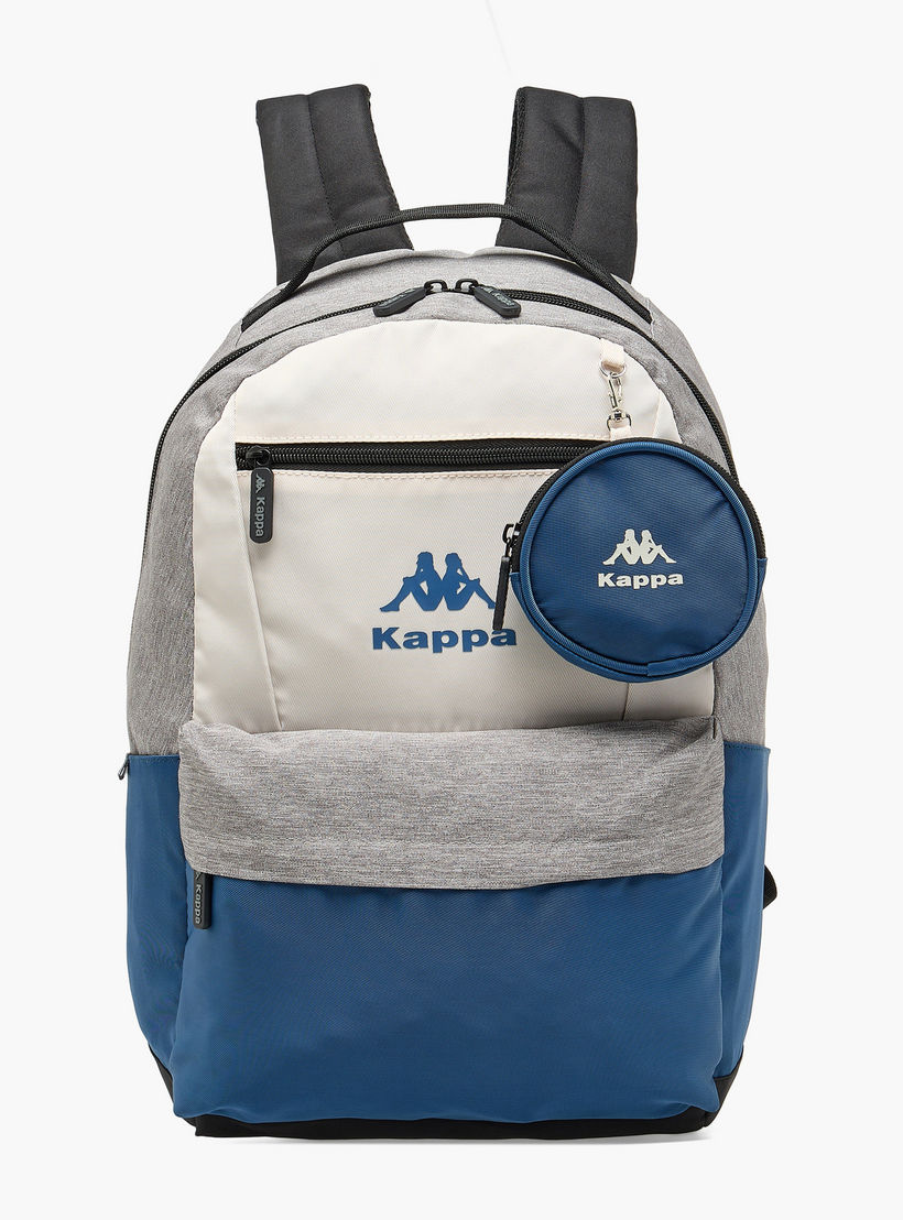 Kappa Colourblock School Backpack for Kids 13 Years+ with Detachable Pouch-boys-accessories-bagsandbackpacks-image-1