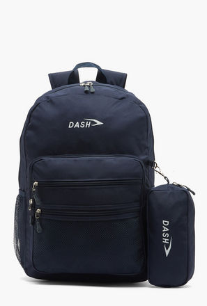Dash Solid 2-Piece School Backpack Set for Kids 13 Years+ with Pencil Pouch-school-image-1