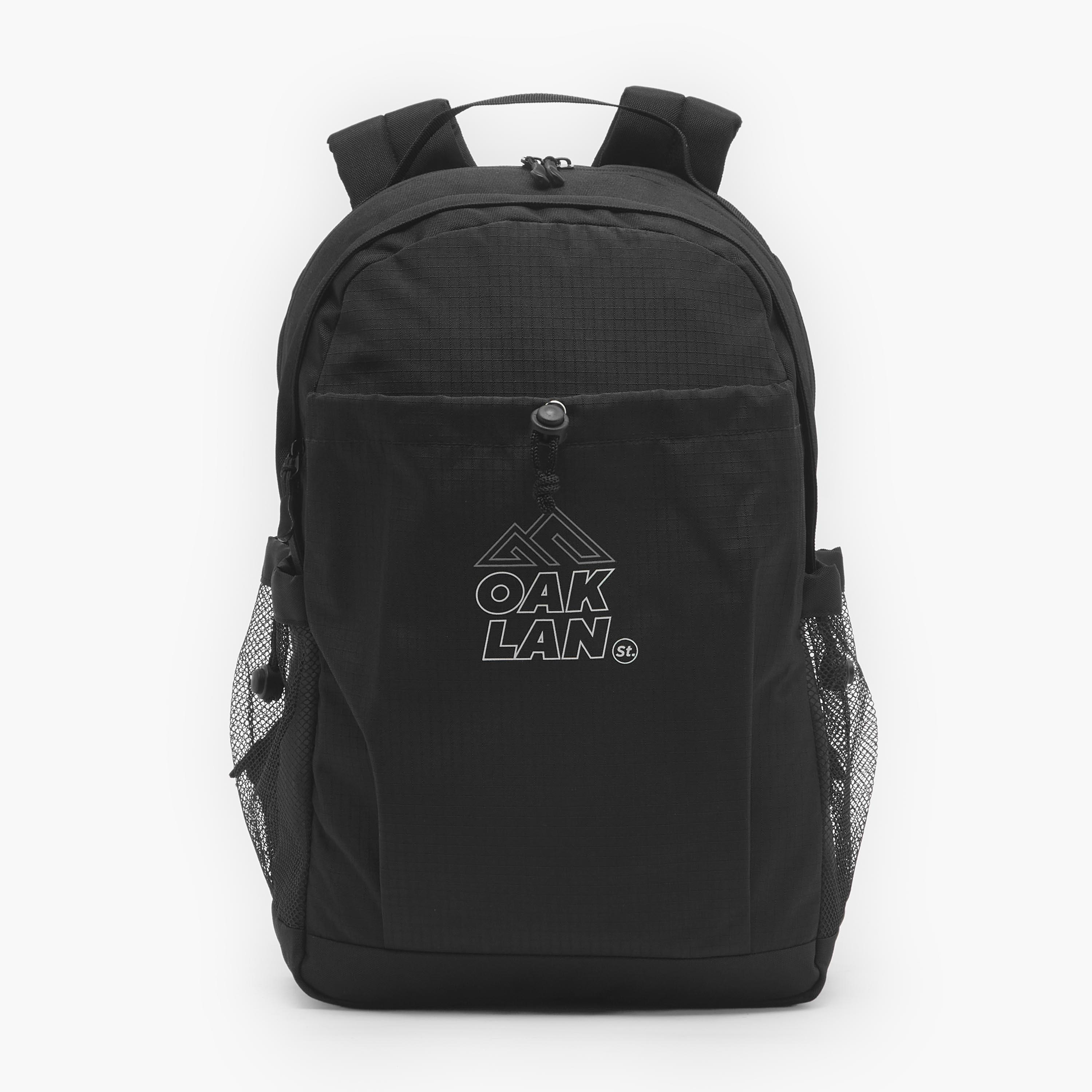 Oaklan by Shoexpress Logo Print Backpack for Kids 13 Years+ with Padded Shoulder Straps-boys-accessories-bagsandbackpacks-image-1