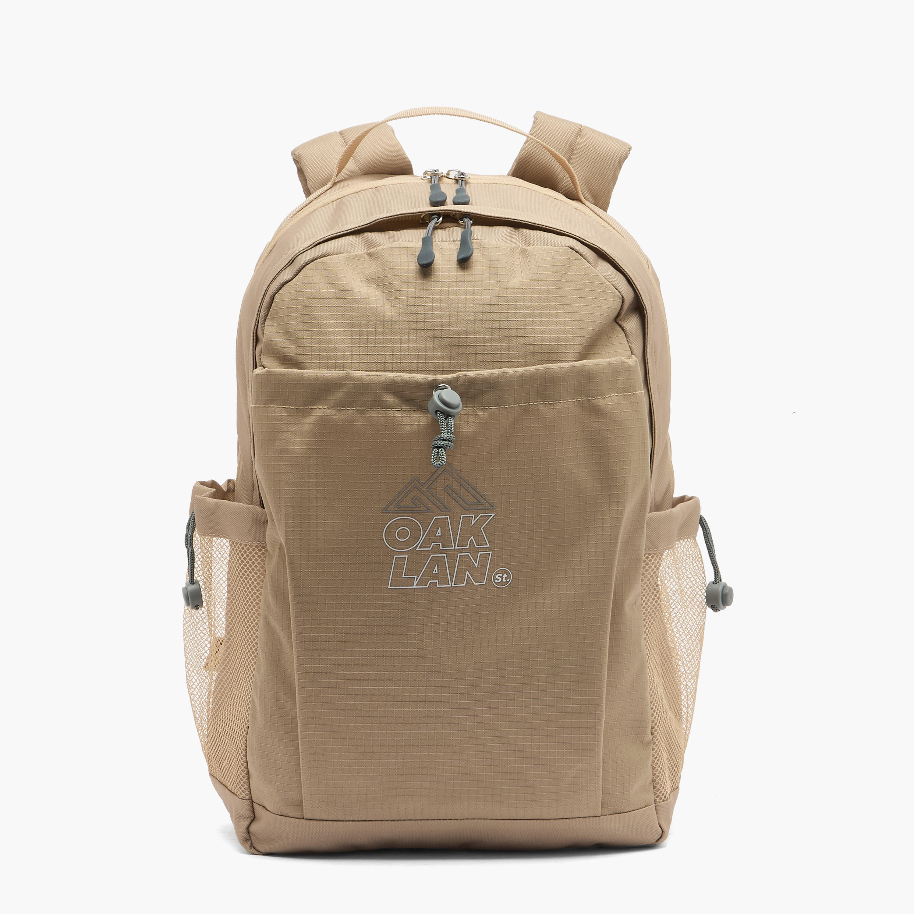Oaklan by Shoexpress Logo Print Backpack for Kids 13 Years+ with Padded Shoulder Straps-boys-accessories-bagsandbackpacks-image-1