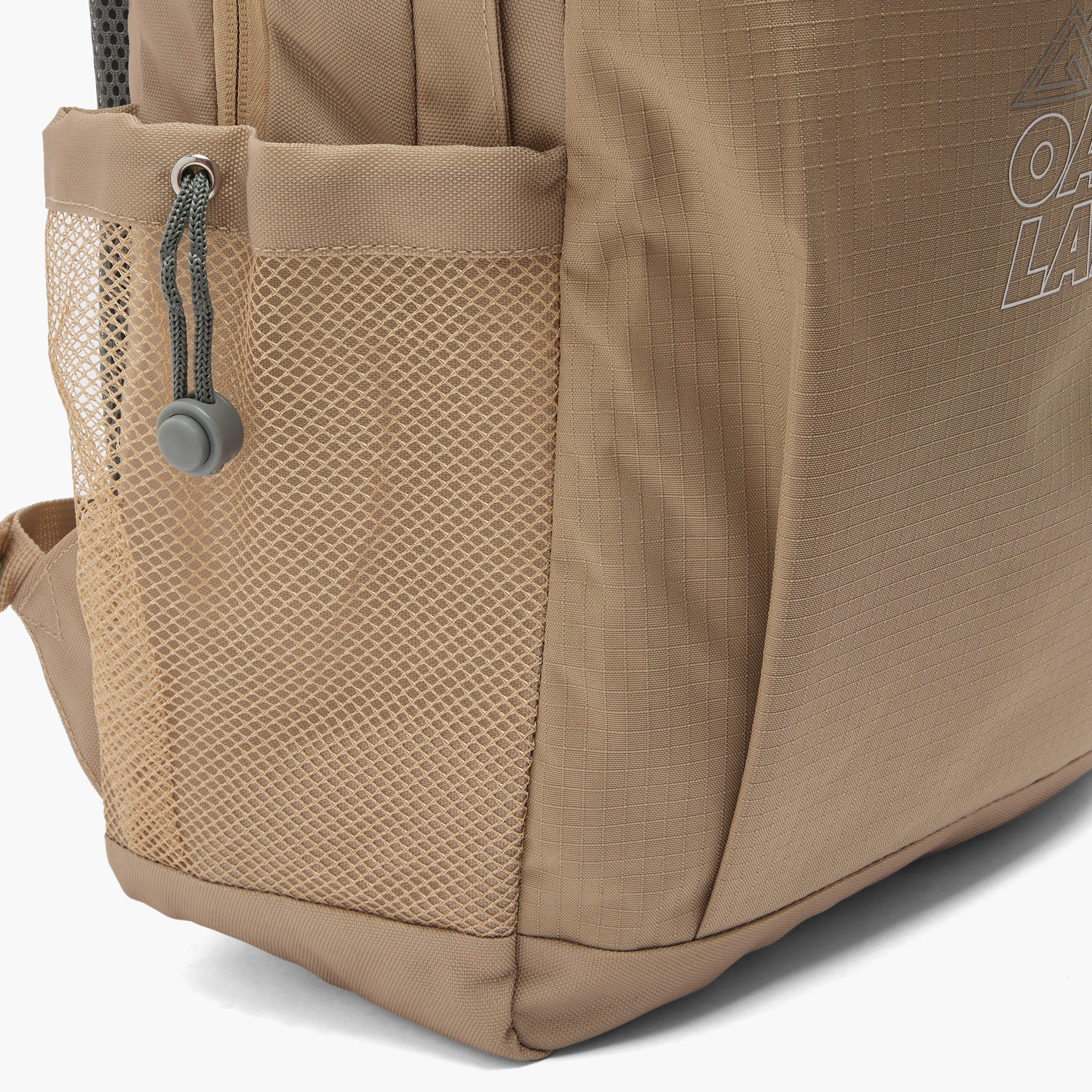 Oaklan by Shoexpress Logo Print Backpack for Kids 13 Years+ with Padded Shoulder Straps-boys-accessories-bagsandbackpacks-image-3