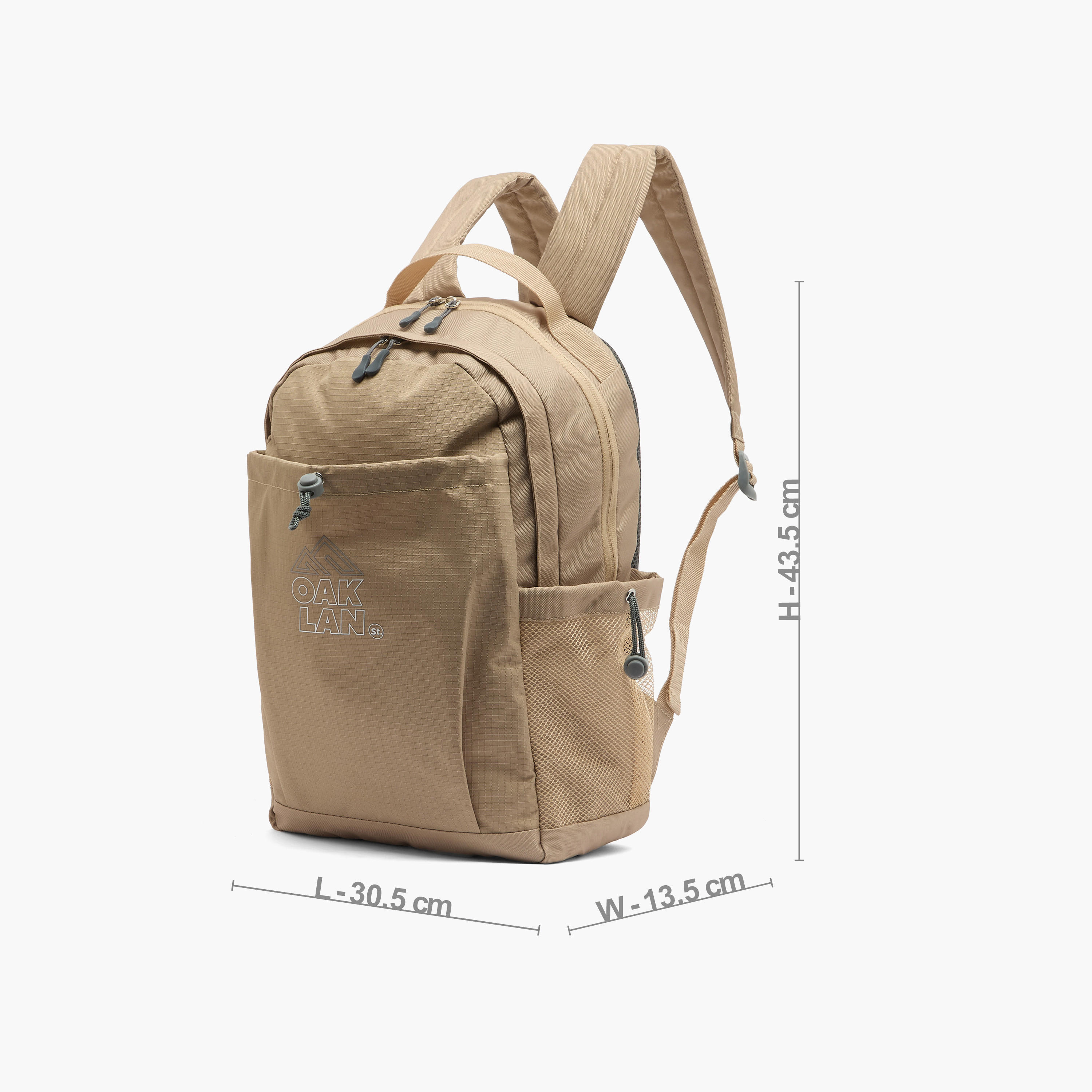 Oaklan by Shoexpress Logo Print Backpack for Kids 13 Years+ with Padded Shoulder Straps-boys-accessories-bagsandbackpacks-image-6