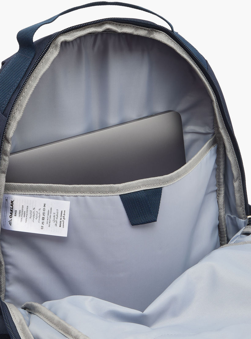 Oaklan by Shoexpress Logo Print Backpack for Kids 13 Years+ with Padded Shoulder Straps-boys-accessories-bagsandbackpacks-image-5