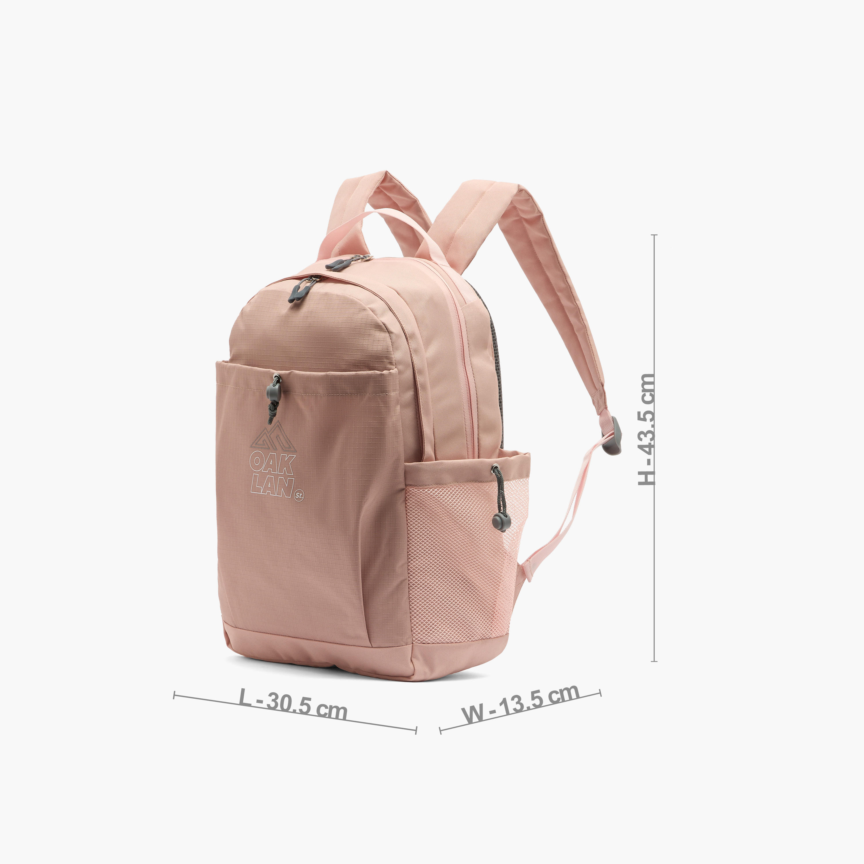 Oaklan by Shoexpress Logo Print Backpack for Kids 13 Years+ with Padded Shoulder Straps-boys-accessories-bagsandbackpacks-image-6