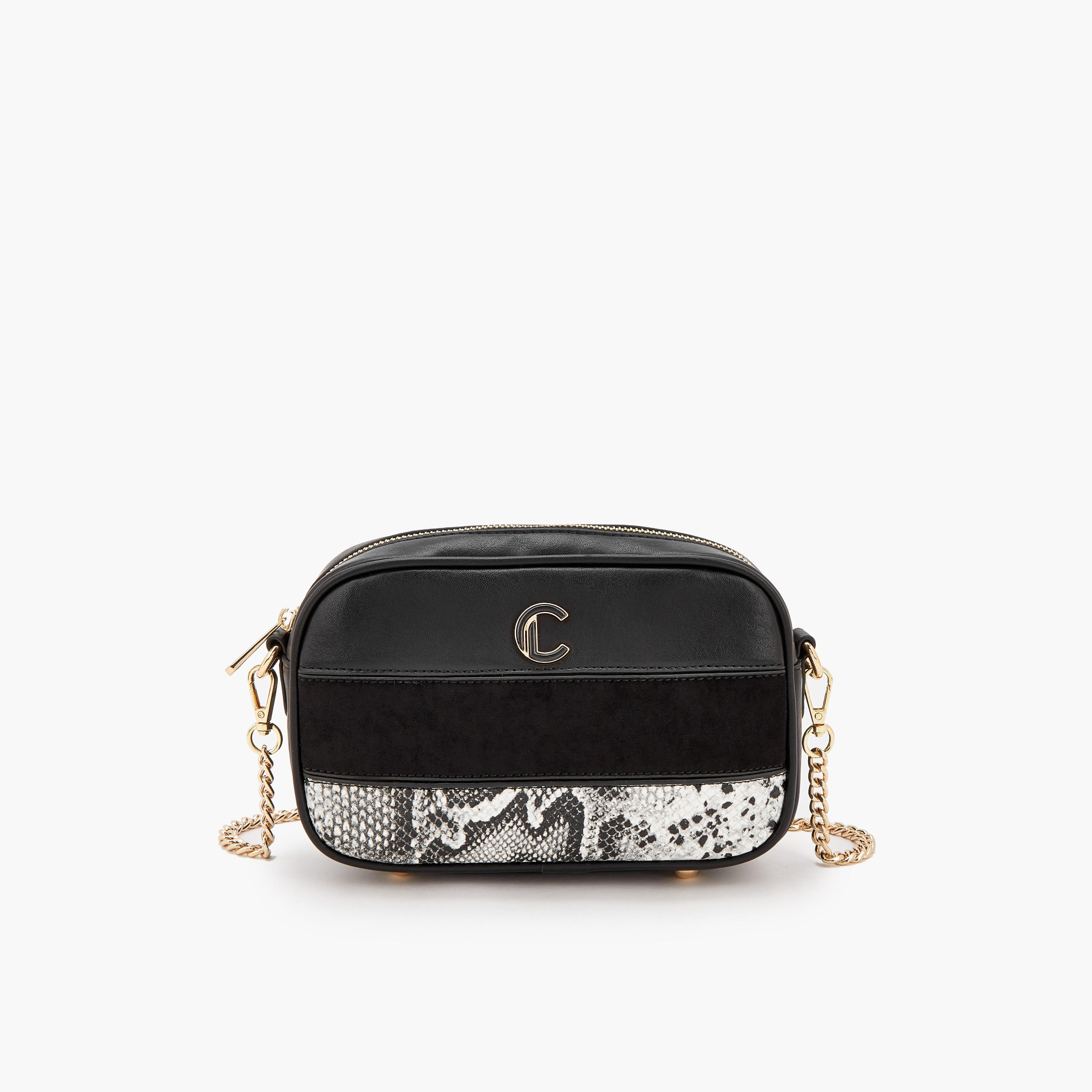 شنطة كروس بودي بطبعات حيوانات وسحاب إغلاق من لو كونفورت-women-bagsandwallets-handbags-image-1