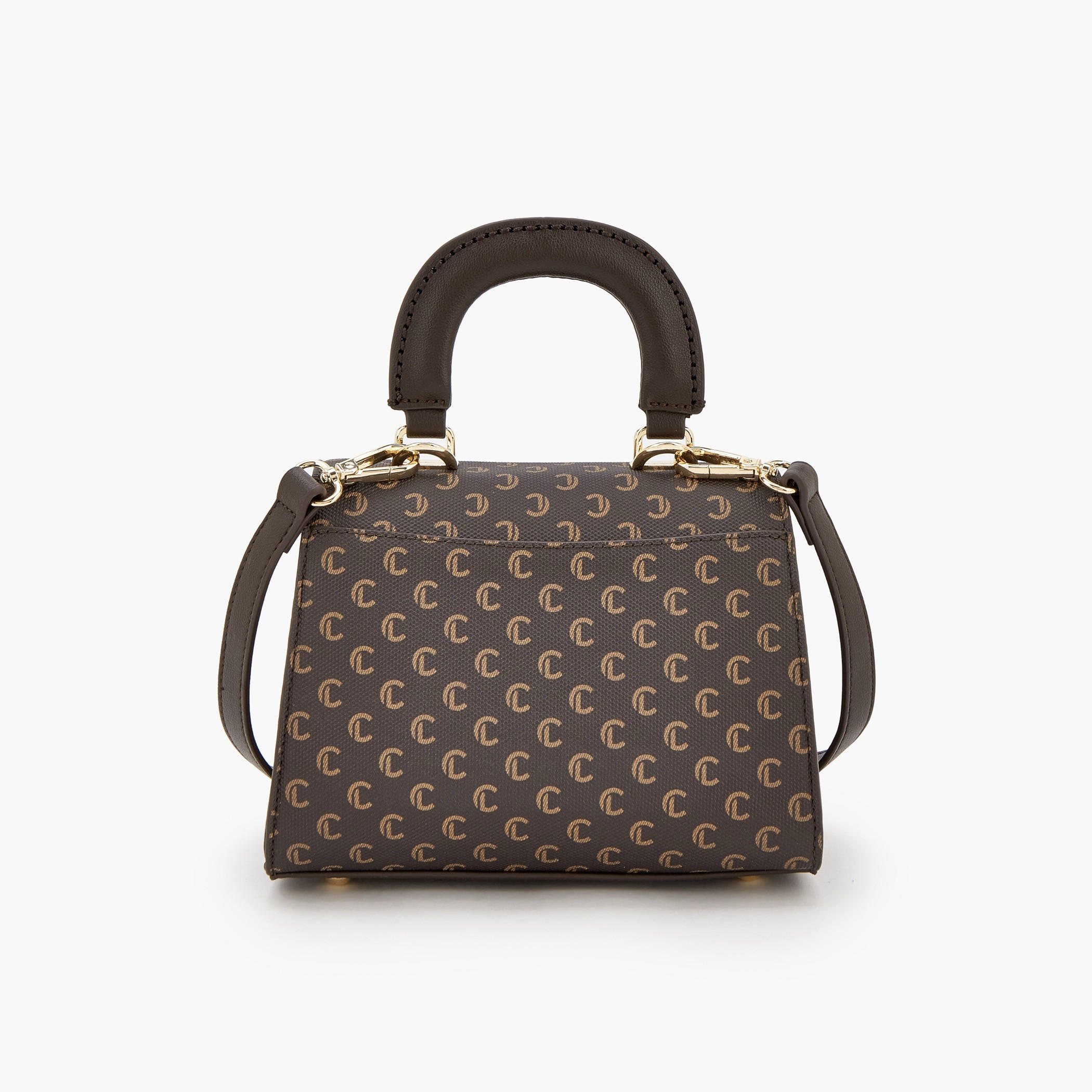 Le Confort Monogram Print Satchel Bag with Top Handle-women-bagsandwallets-handbags-image-5
