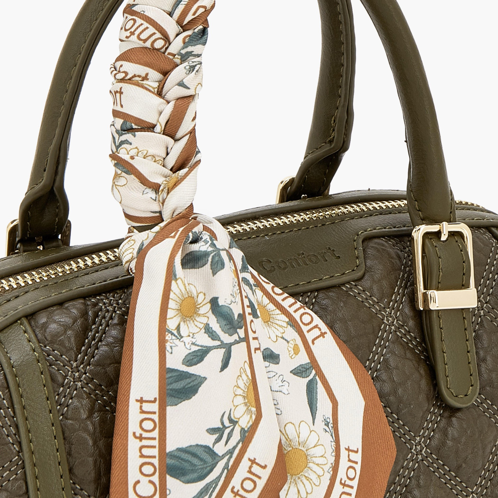 Le Confort Quilted Tote Bag with Scarf Accent-women-bagsandwallets-handbags-image-4