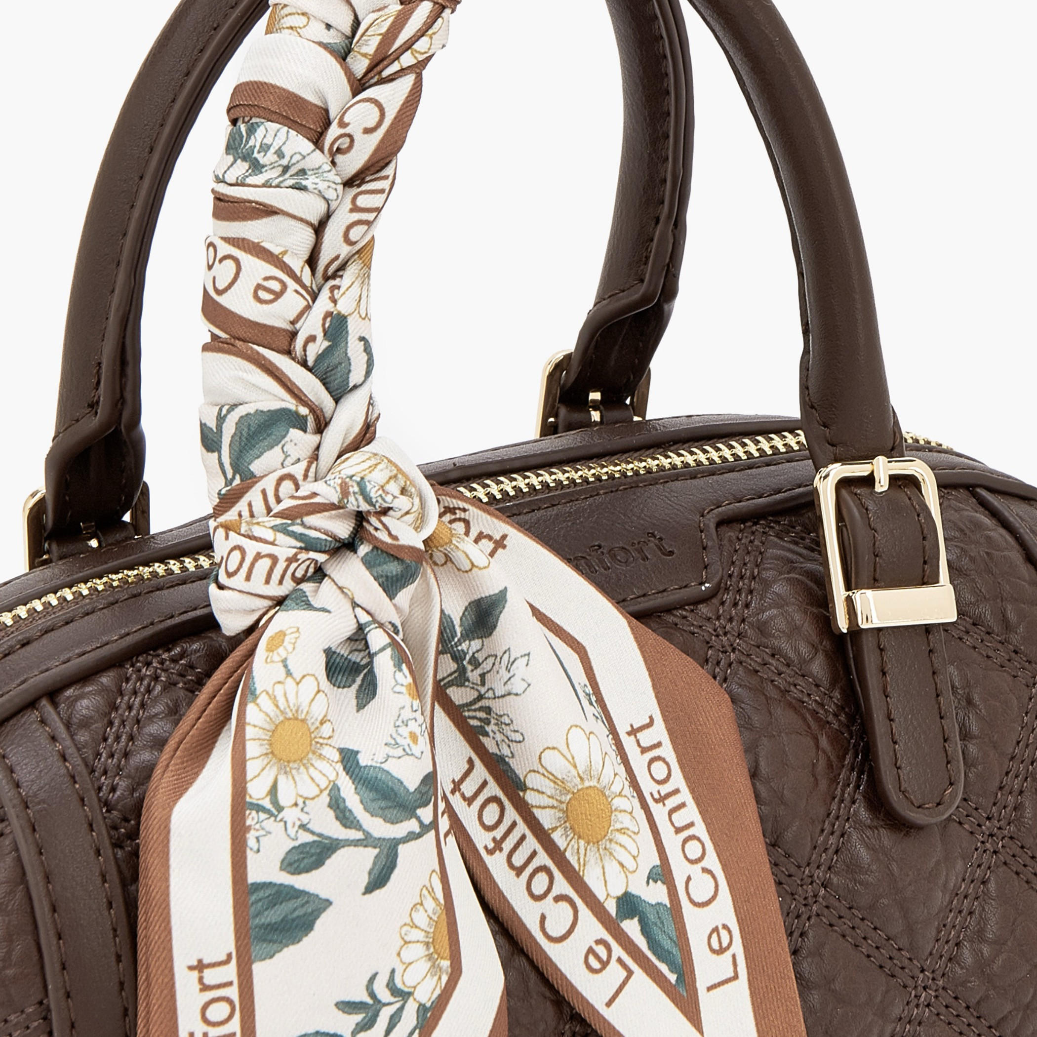 شنطة توت مبطنة بزينة وشاح من لو كونفورت-women-bagsandwallets-handbags-image-4