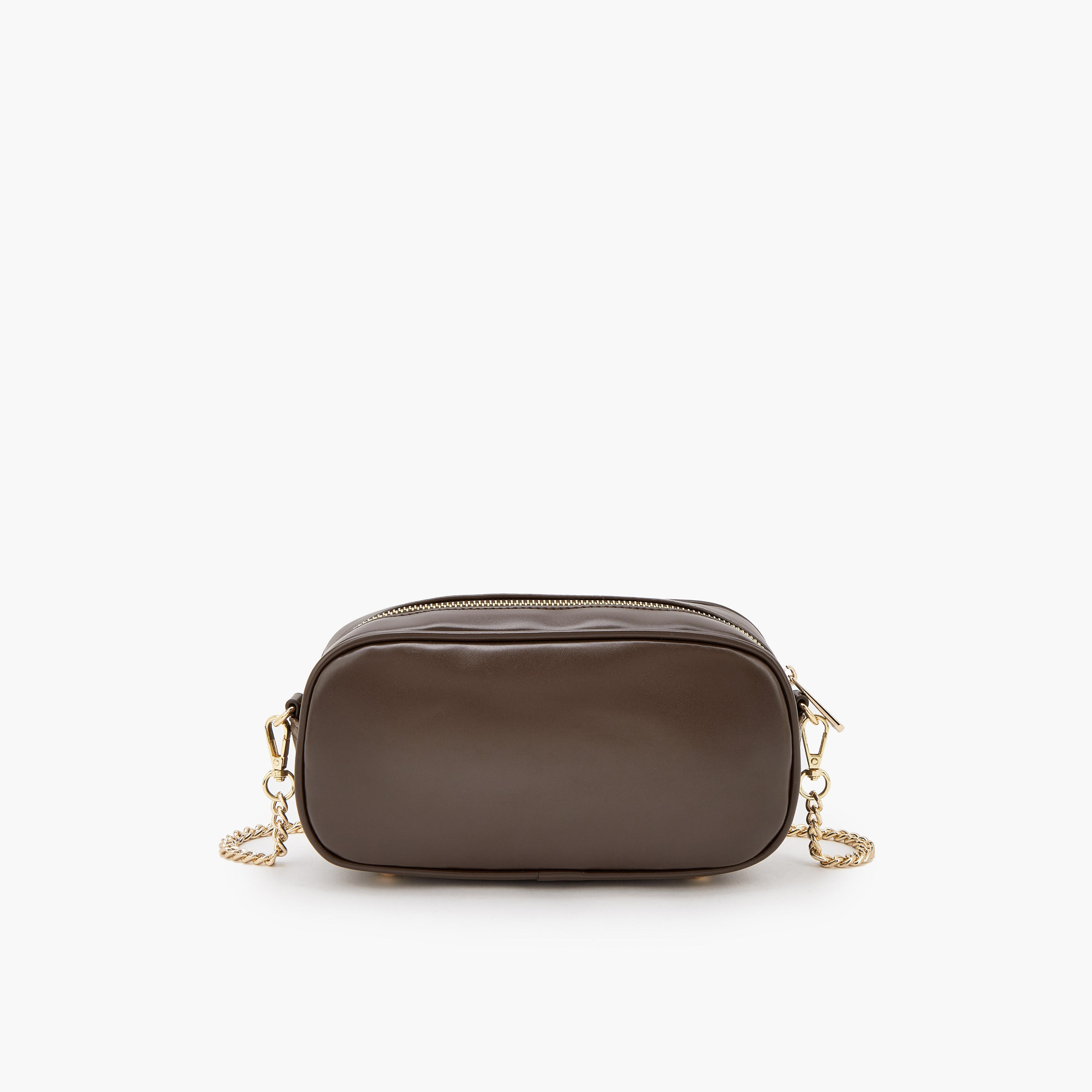 Le Confort Striped Crossbody Bag with Zip Closure-women-bagsandwallets-handbags-image-5